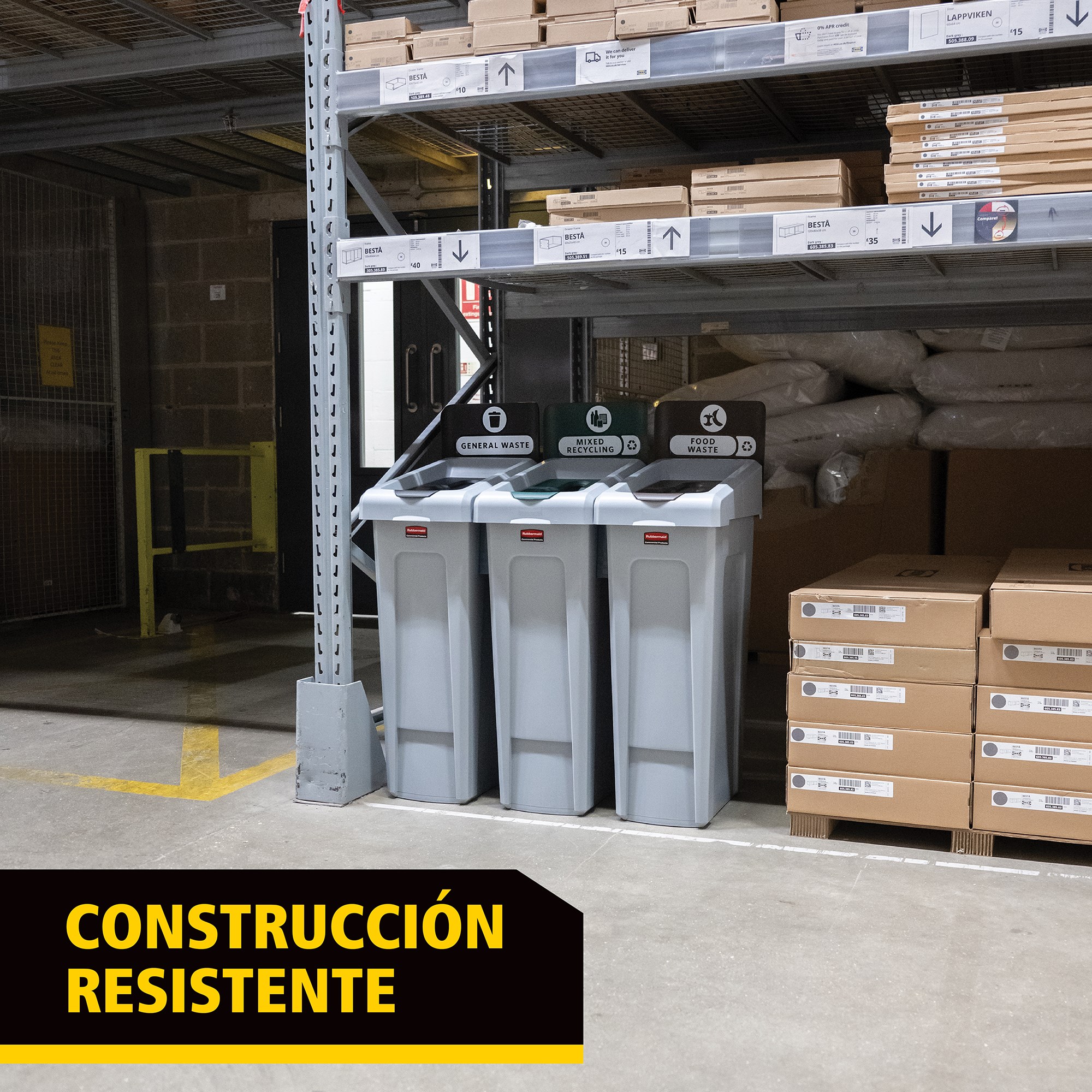Una solución de reciclaje adaptable ofrece una apariencia de frente de casa con funcionalidad de parte trasera.