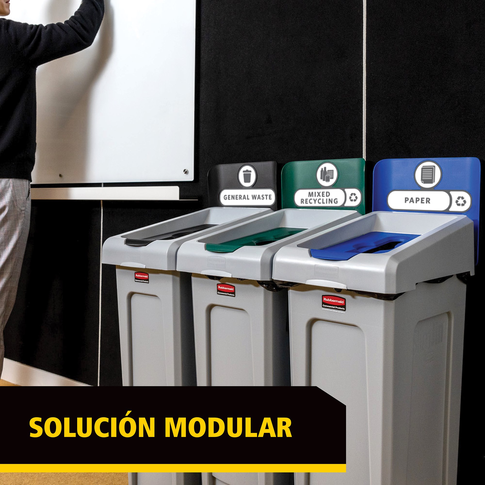 Una solución de reciclaje adaptable ofrece una apariencia de frente de casa con funcionalidad de parte trasera.
