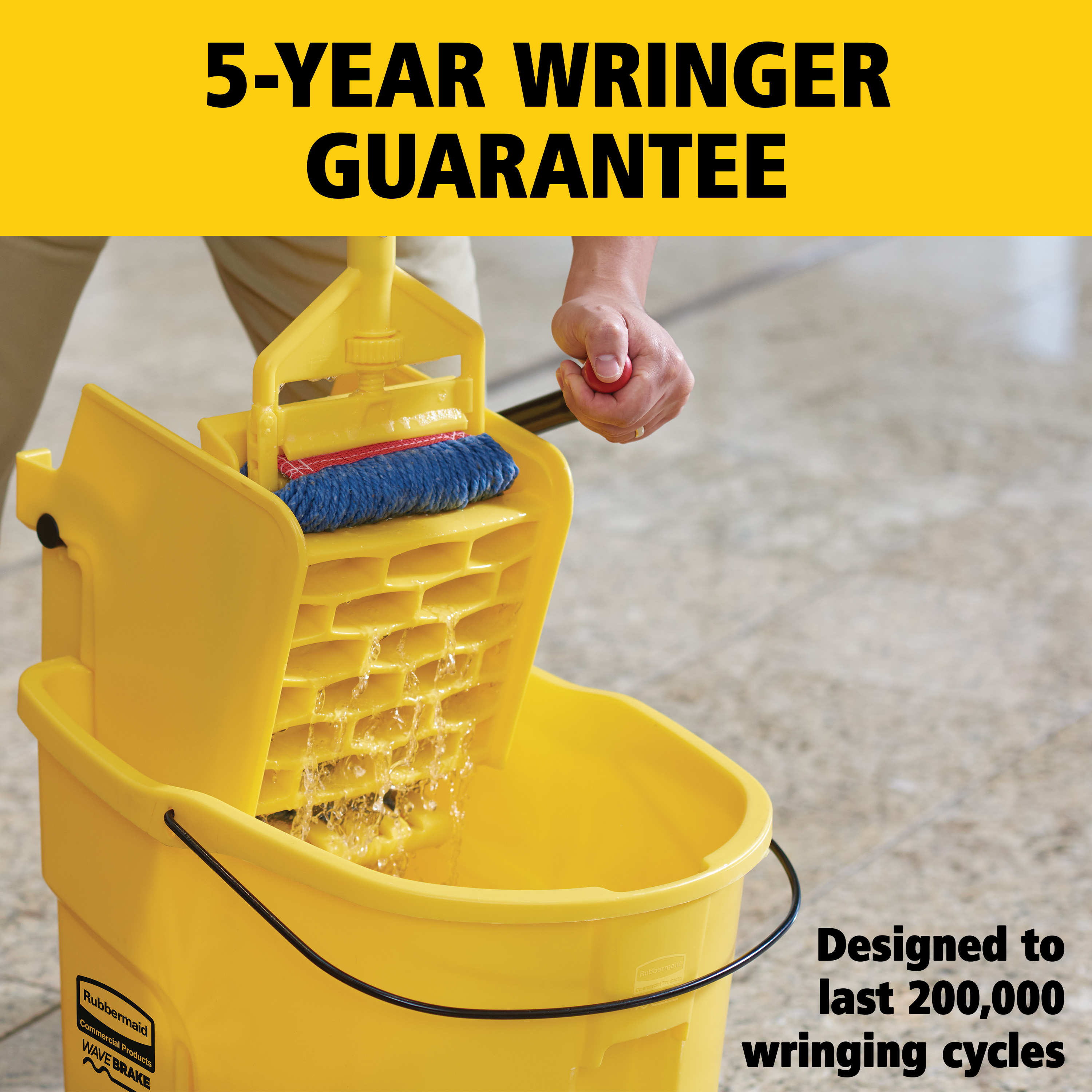 With features that surpass traditional mop buckets, the new generation of WaveBrake® helps to clean floors with less effort to get the job done safer, without sacrificing quality and durability.
