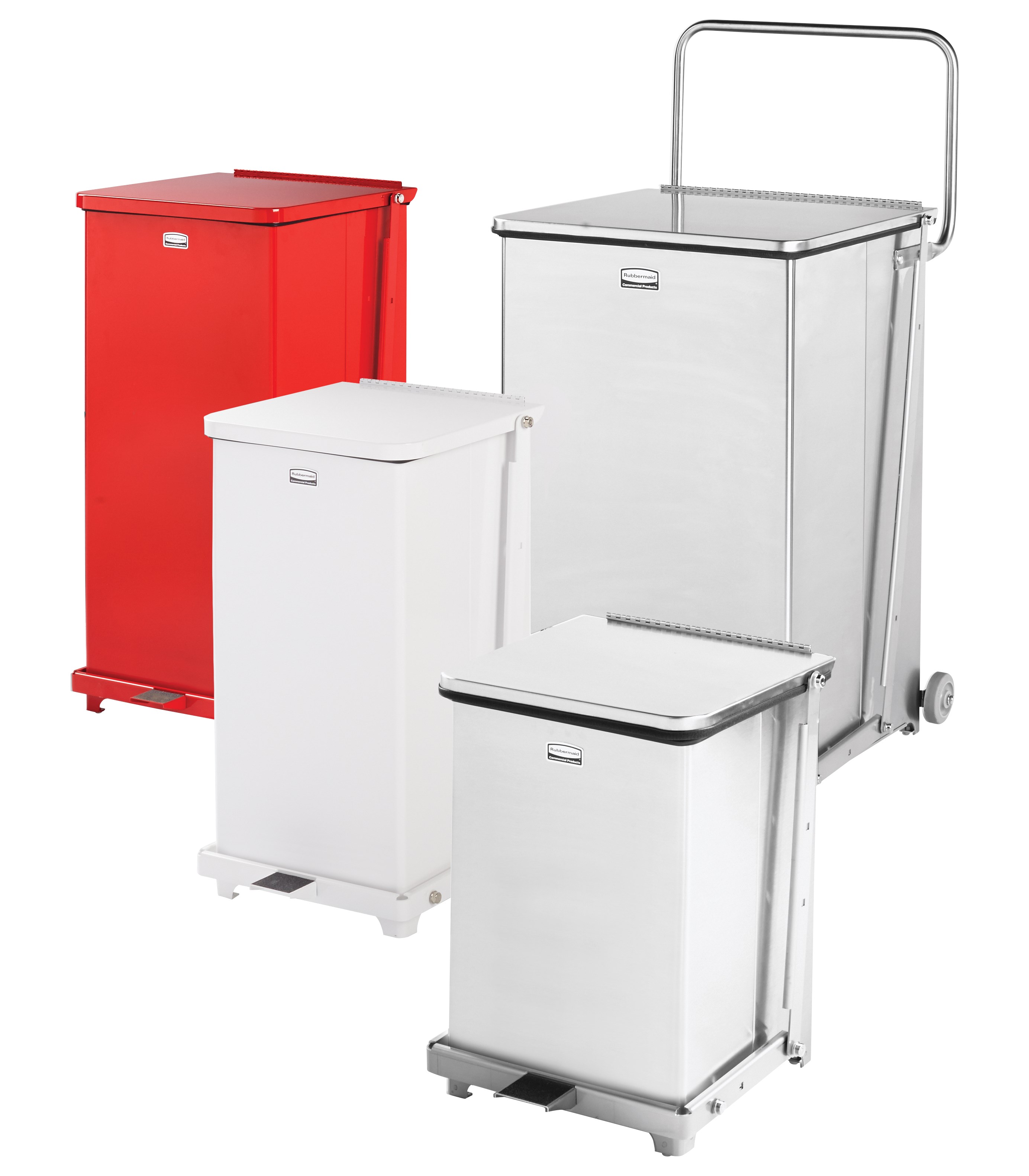 Engineered to close without a sound, the Silent Defenders® 40 Gallon FGQST40E Square Indoor Step-On Container is perfect for hospitals, doctor’s offices and other healthcare facilities.
