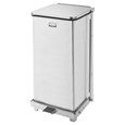The Defenders® decorative refuse container is an ideal waste receptacle for hospitals, doctor’s offices and other healthcare facilities. The step-on foot pedal enables hands-free operation, while the smooth surfaces are easy to clean.