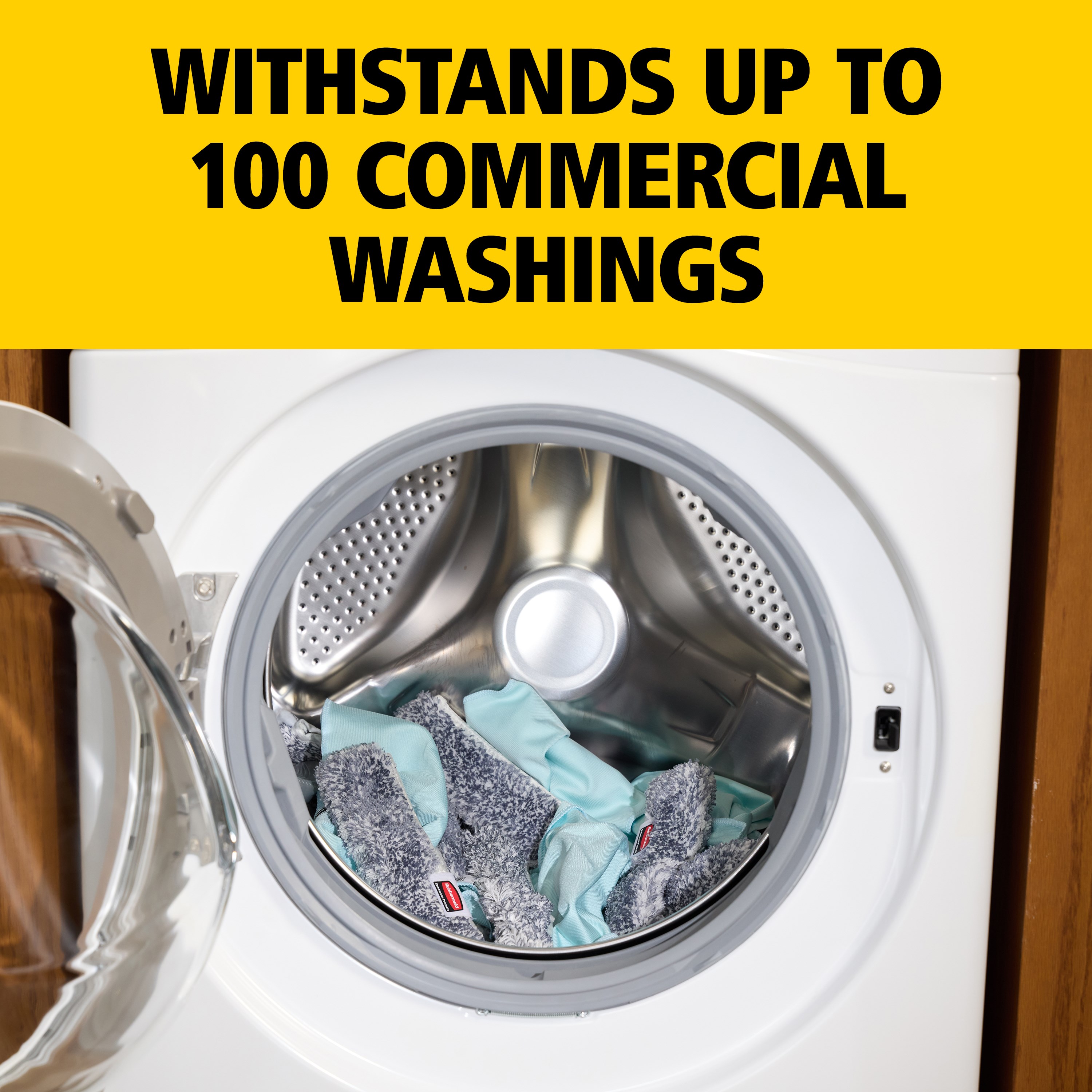 The 14-Inch Microfiber Glass Washer is designed for effortless, streak-free cleaning on windows, glass, and other smooth surfaces. Its quick-connect versatility allows seamless compatibility with all HYGEN™ Quick-Connect handles.