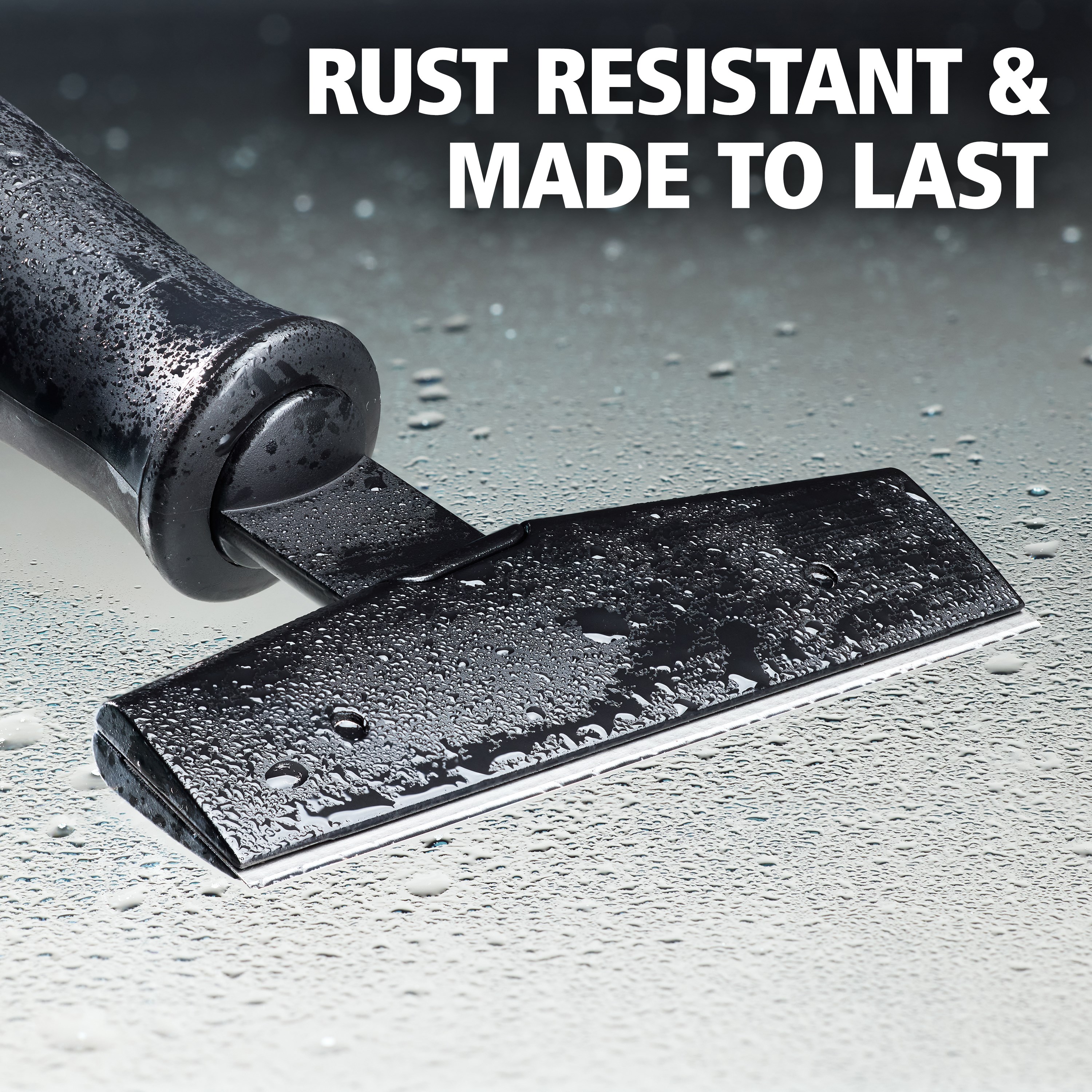 The 4-Inch Glass Scraper is built to tackle tough messes with ease. Its angled scraper blade ensures precise positioning, removing stubborn debris without scratching surfaces.