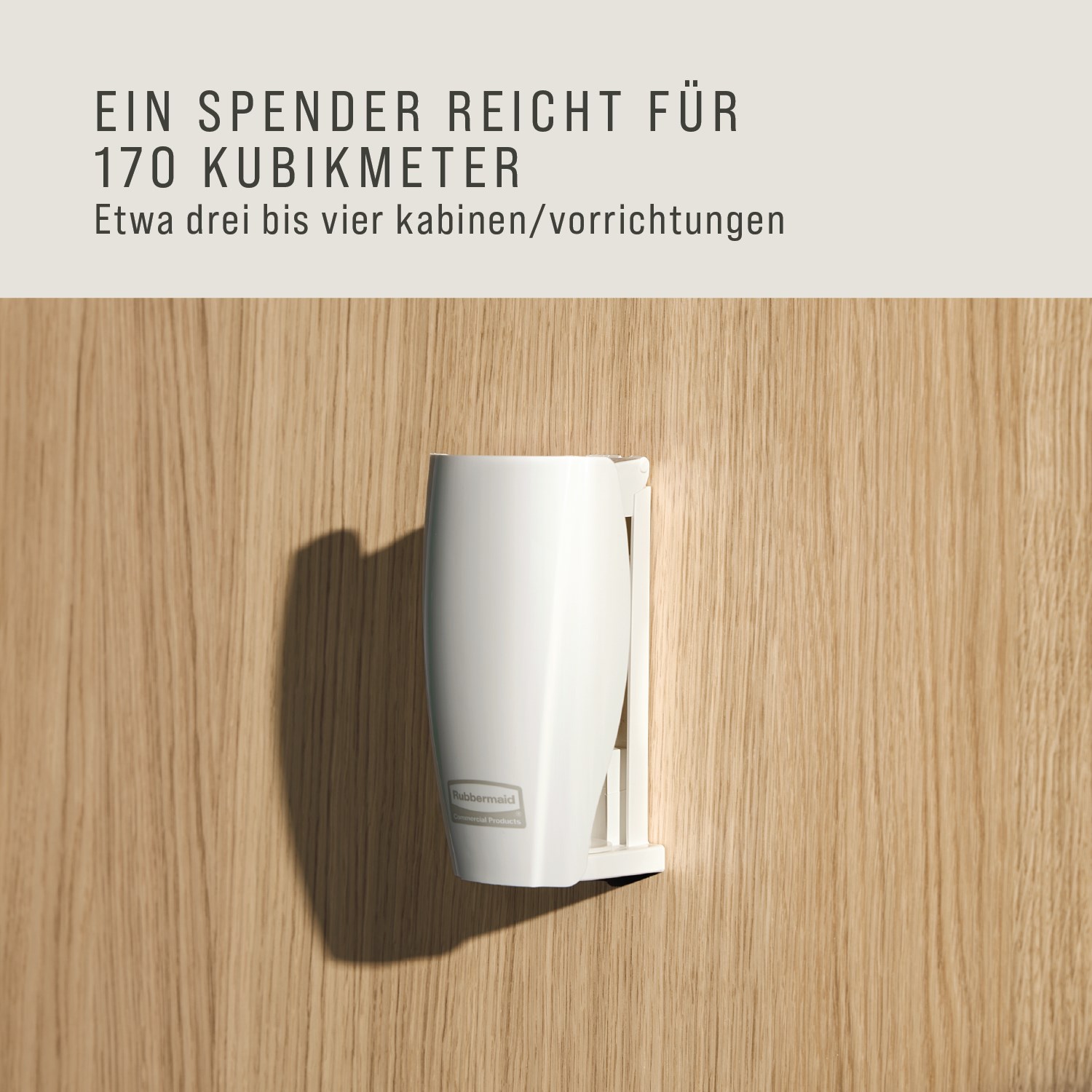 Die CirculAir 90™ Relaxing Spa‑Nachfüllung von Rubbermaid Commercial Products® wurde entwickelt, um eine zuverlässige Luftpflegeleistung mit bestätigter Recyclingfähigkeit zu gewährleisten. Die Nachfüllung besteht aus einem einzigen Material, ist vollständig recycelbar und erfordert kein Zerlegen (EU, UK, NO, CH).