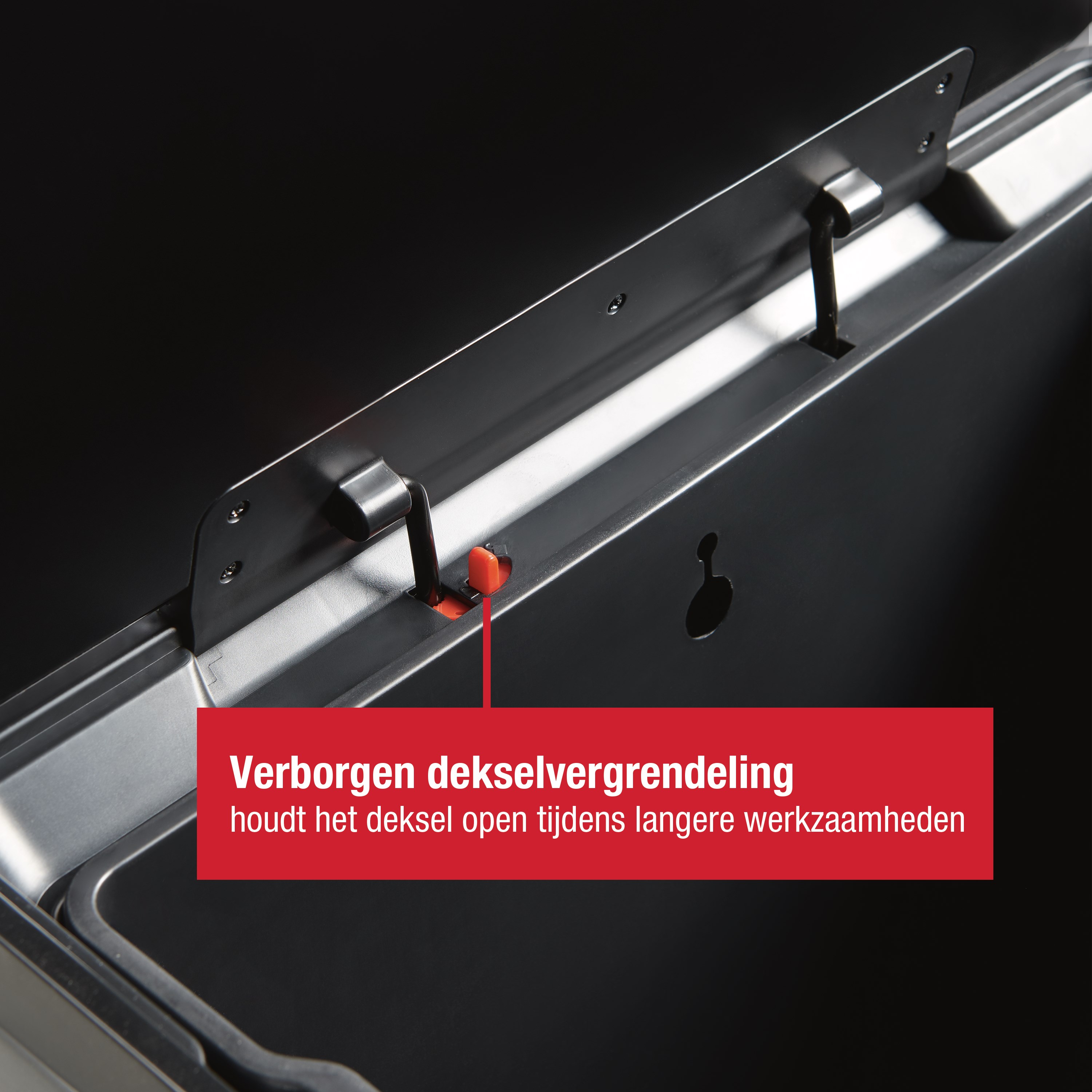 Rubbermaid Elite 45L/12G Stainless Steel Step-On Bin Thumbnail 4