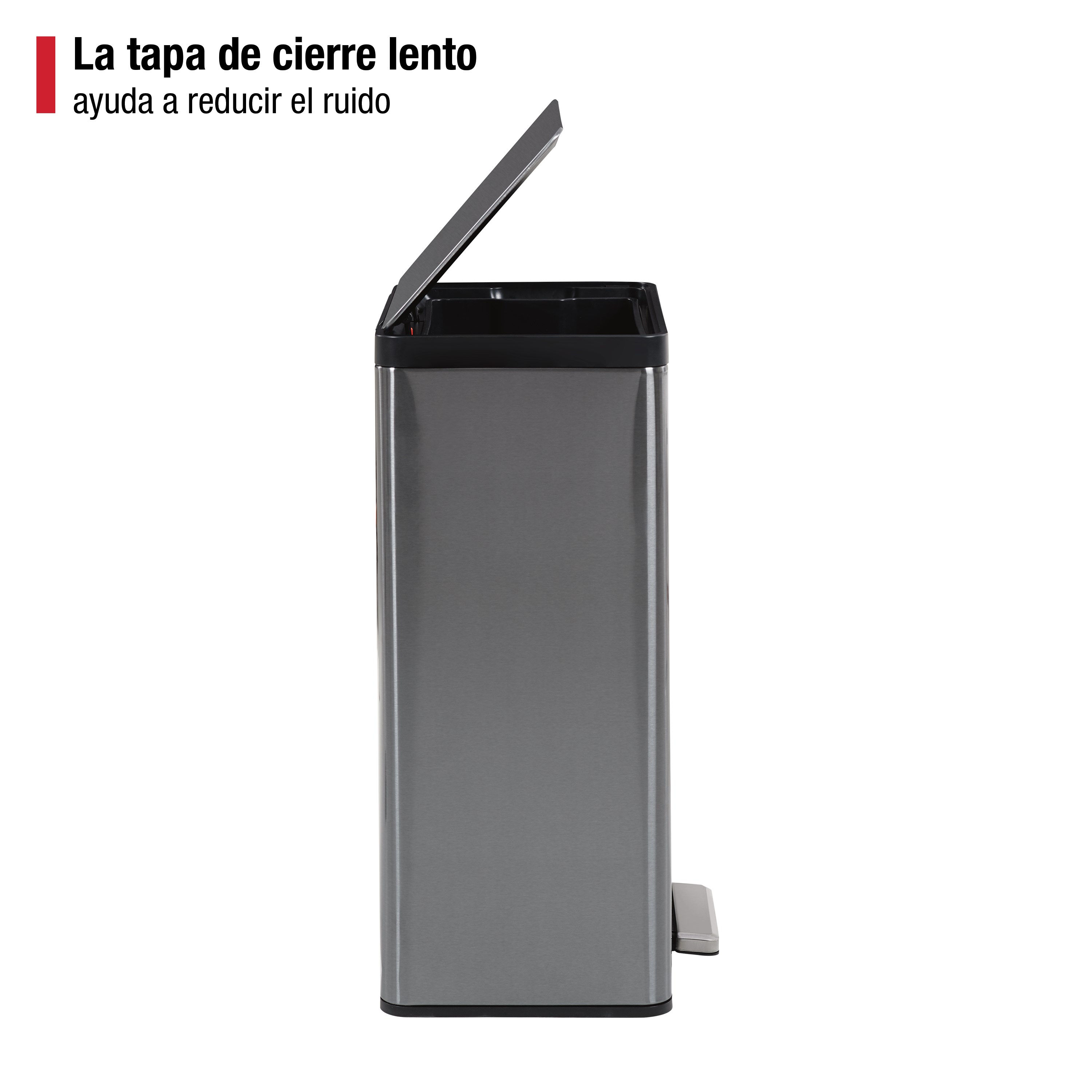 Rubbermaid Elite 45L/12G Stainless Steel Step-On Bin Thumbnail 3