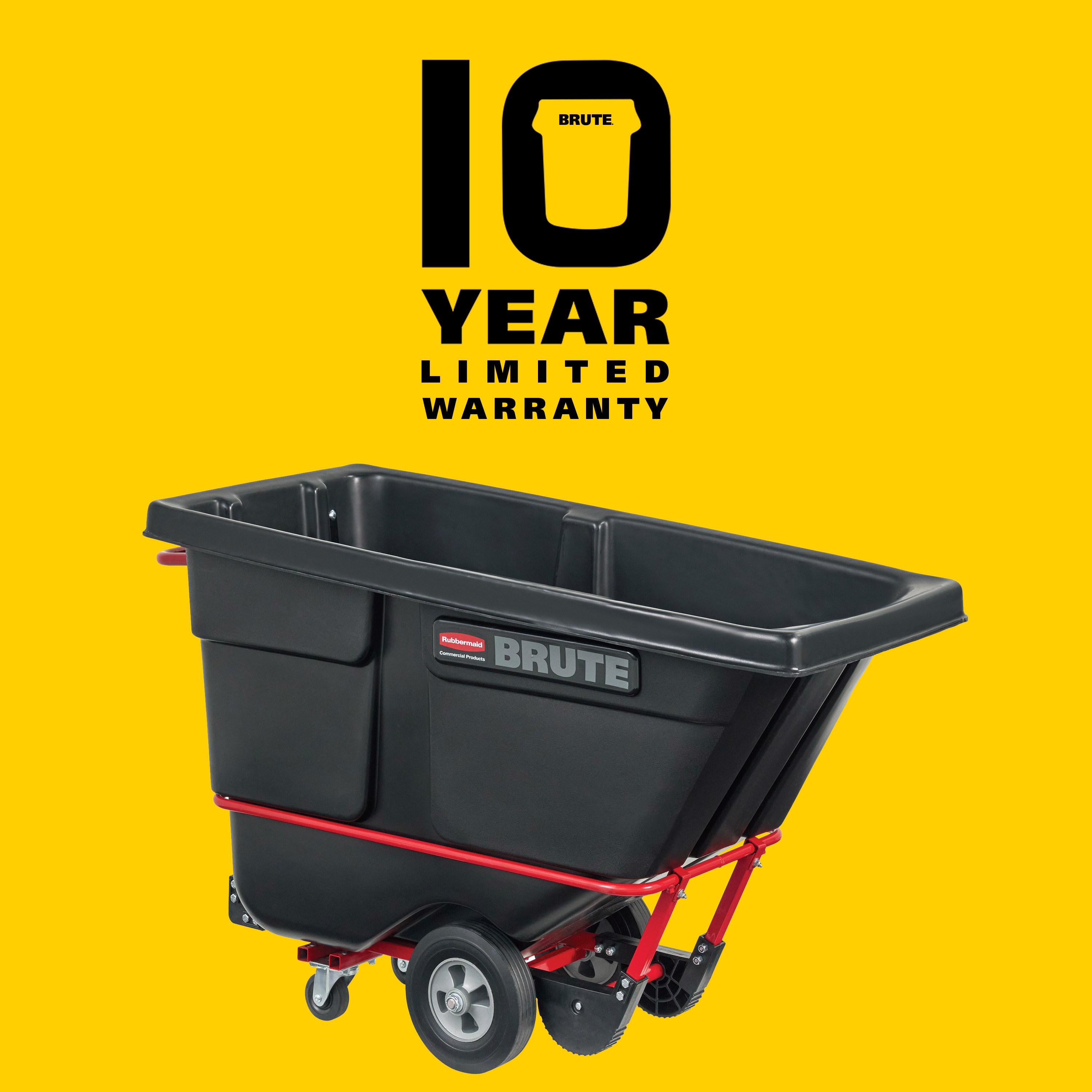 The BRUTE Standard Duty Tilt Truck has industrial strength construction and can transport heavy loads up to 850 lbs. with ease.