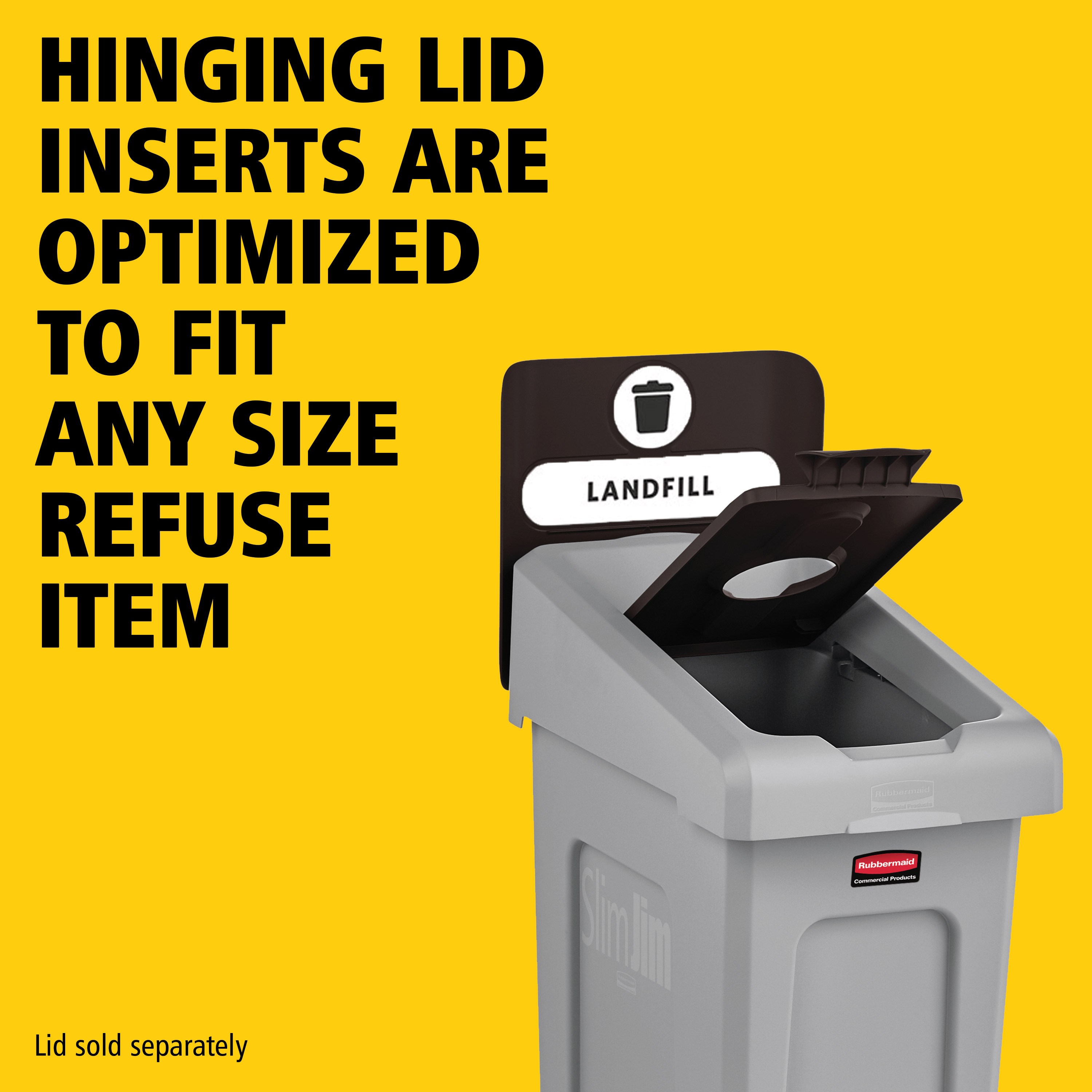The Slim Jim® Recycling Station offers a front-of-house look with back-of-house functionality. It seamlessly connects with the 33G Slim Jim Recycling Station for a customizable recycling solution.