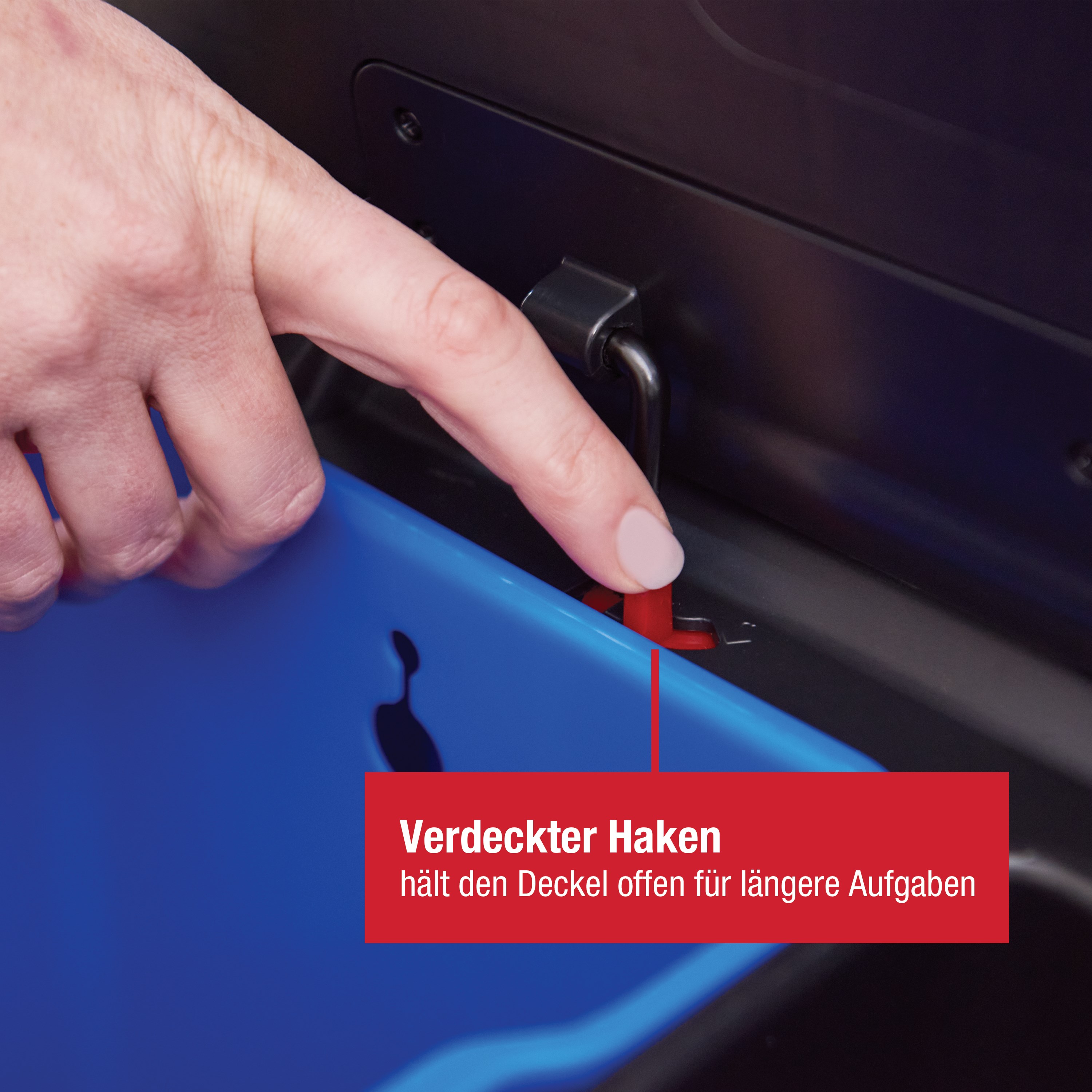 Rubbermaid Elite 39L/10.5G Stainless Steel Step-On Bin, Dual Stream Thumbnail 4