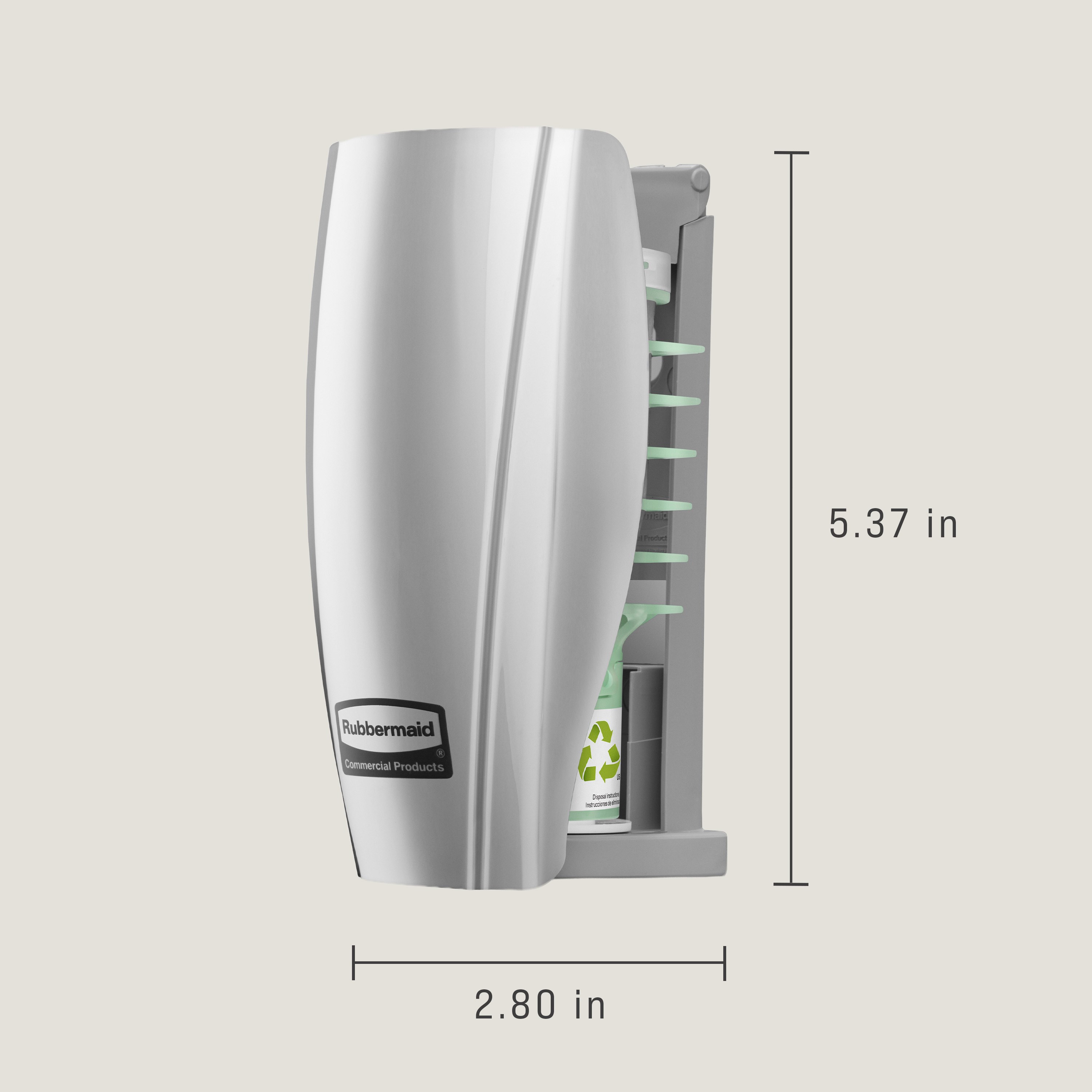 Battery free Passive Air Care Dispenser compatible with CirculAir 90™ Air Care Refills, delivering uninterrupted performance and 90 days or more of maintenance-free fragrance.