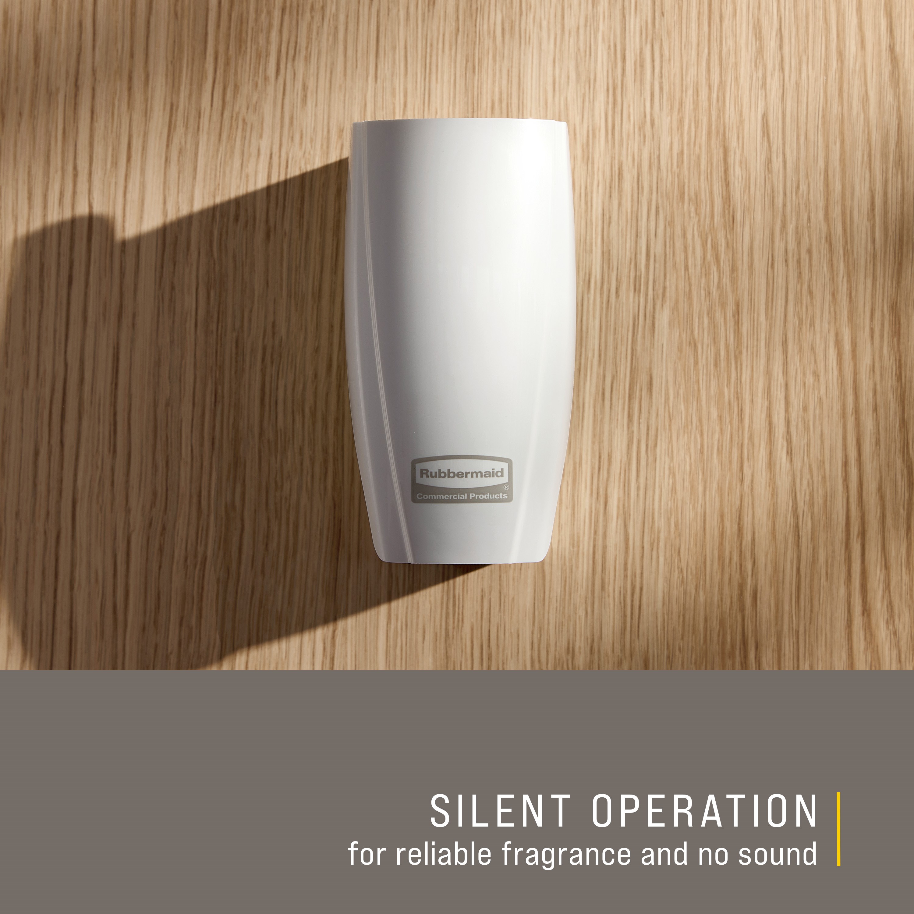 Battery free Passive Air Care Dispenser compatible with CirculAir 90™ Air Care Refills, delivering uninterrupted performance and 90 days or more of maintenance-free fragrance.