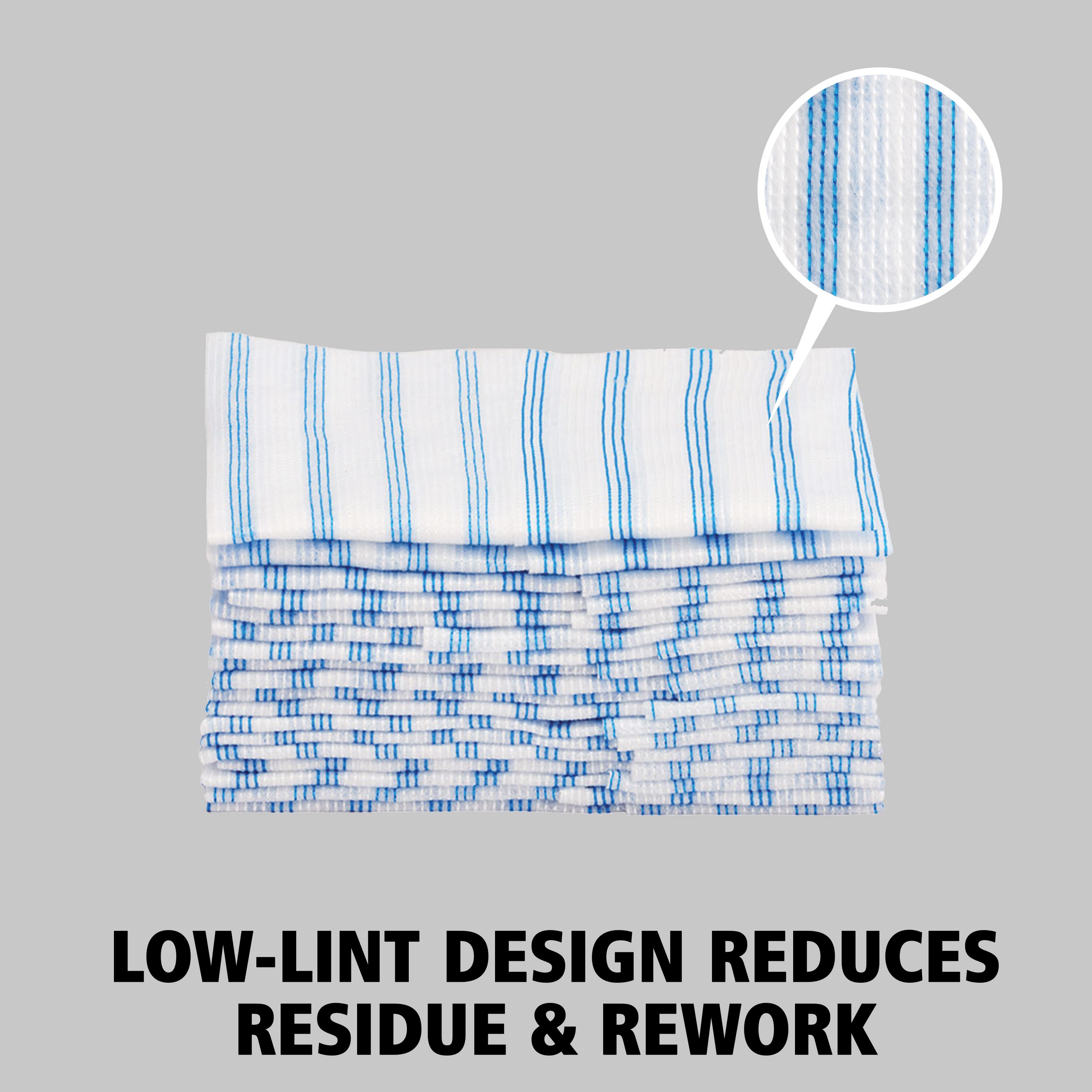 The HYGEN™ Disposable Microfiber Cloth assists in environmental cleaning, the first step in the disinfection process, by removing 99.7% or more of tested fungi, viruses, and bacteria* to help improve cleaning efficacy.