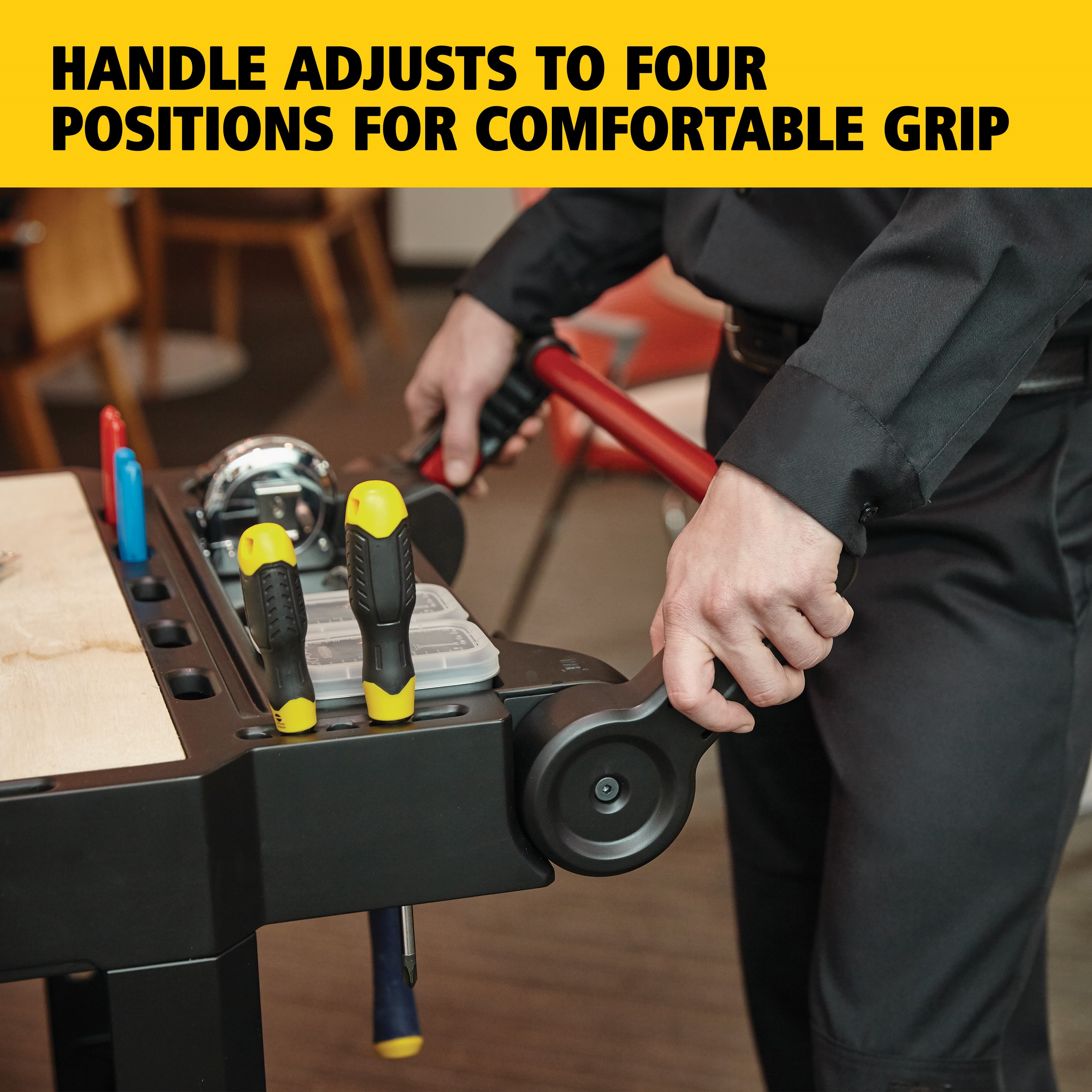 The Heavy-Duty Adaptable Cart provides superior versatility for tackling whatever task is at hand. Built to ensure safe material transport and improve productivity.