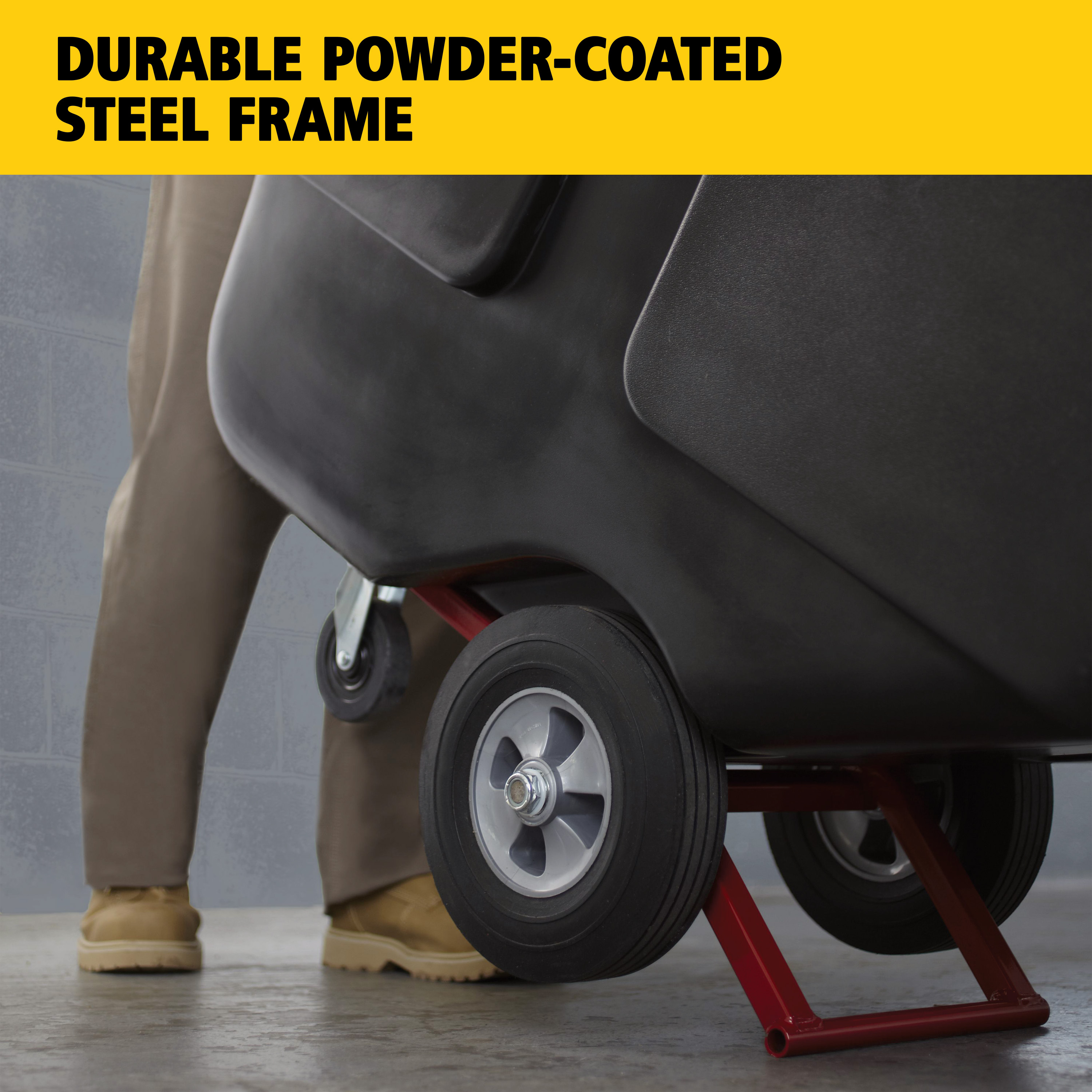 The Rubbermaid Commercial Tilt Truck ideal for collection, movement, disposable of waste and transport of general loads efficiently in any facility.