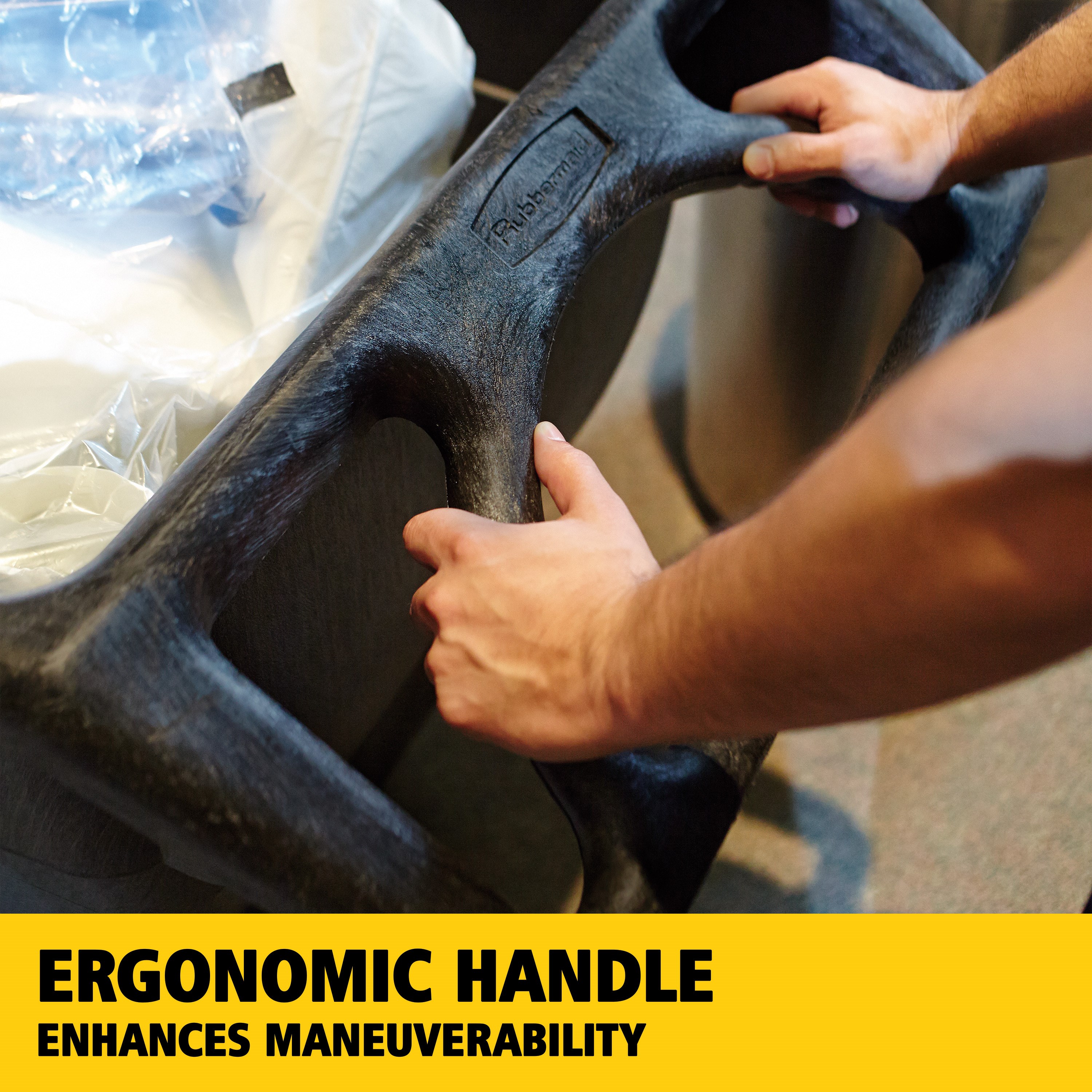 The Rubbermaid Commercial Tilt Dump Truck, Structural Foam, offers industrial strength construction to transport heavy loads up to 600 lbs.