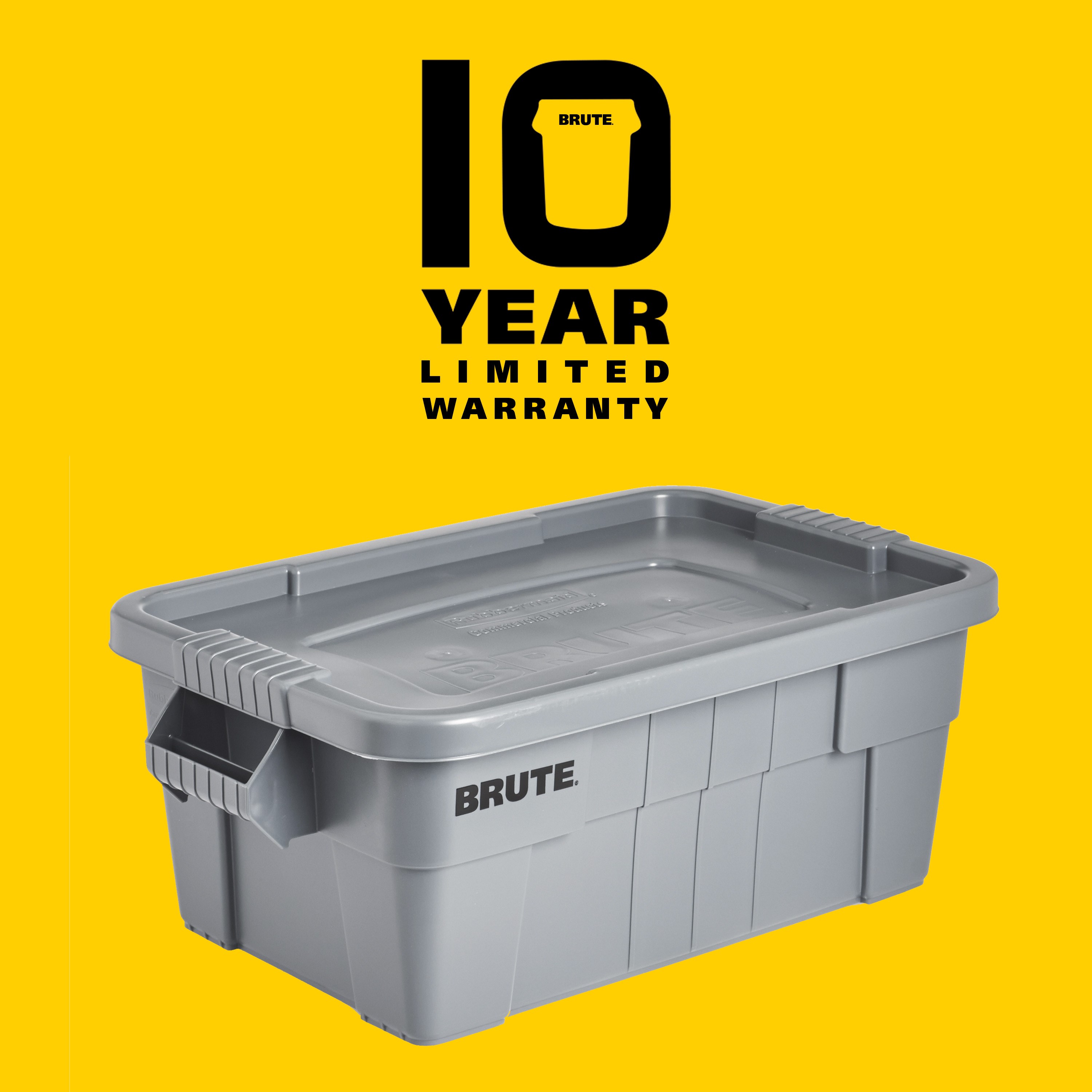 The BRUTE® Food Storage Tote with Lid is ideal for the food service industry, these plastic food storage containers meet NSF/ANSI Standard 2 for use in food handling and processing.
