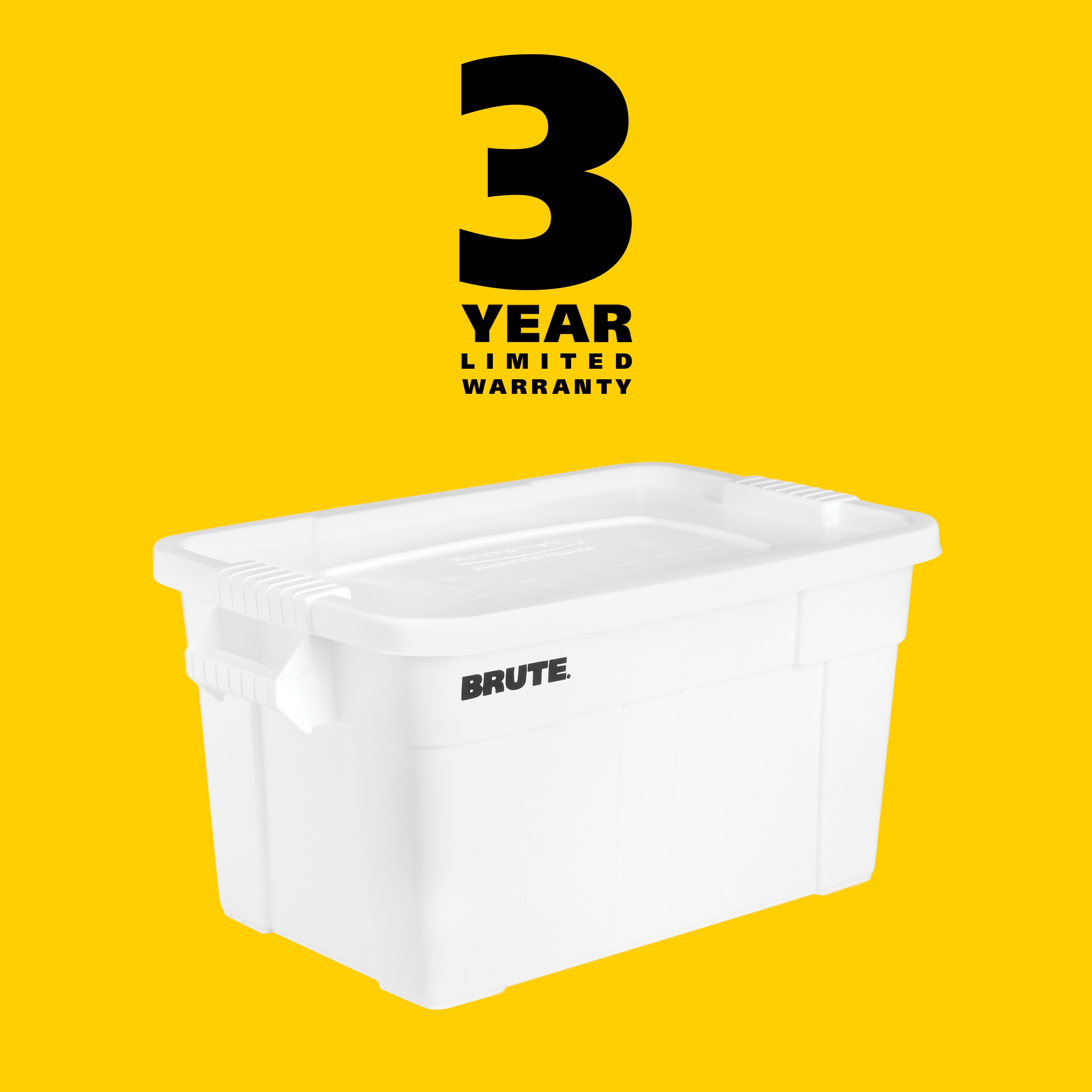 The BRUTE® Food Storage Tote with Lid is ideal for the food service industry, these plastic food storage containers meet NSF/ANSI Standard 2 for use in food handling and processing.