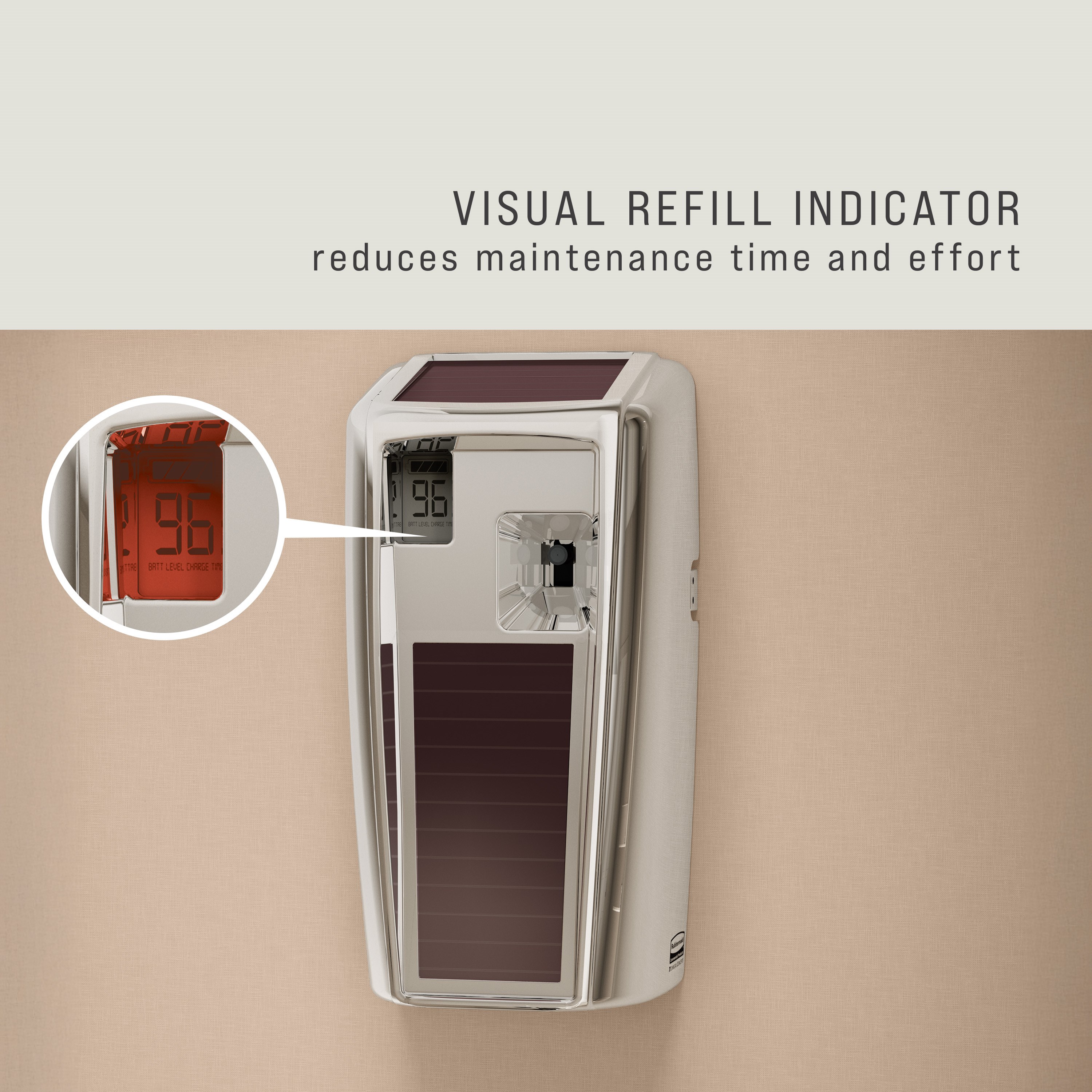 The Microburst® 3000, powered by the revolutionary LumeCel™ rechargeable energy system, offers flexible programming and powerful odor control.