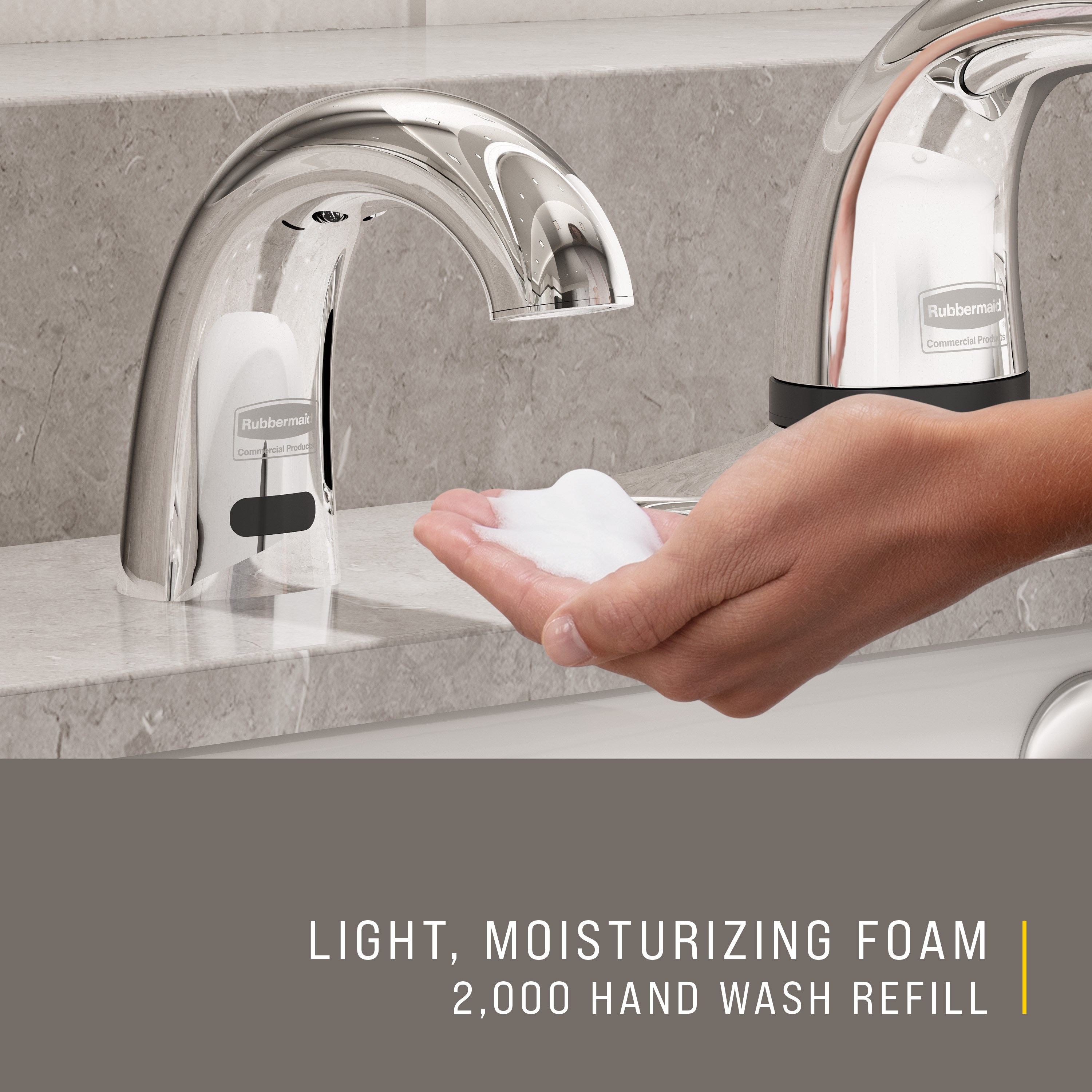 The OneShot® Dye & Fragrance Free Foam Hand Soap refill is for use in OneShot® Foam Dispensers.