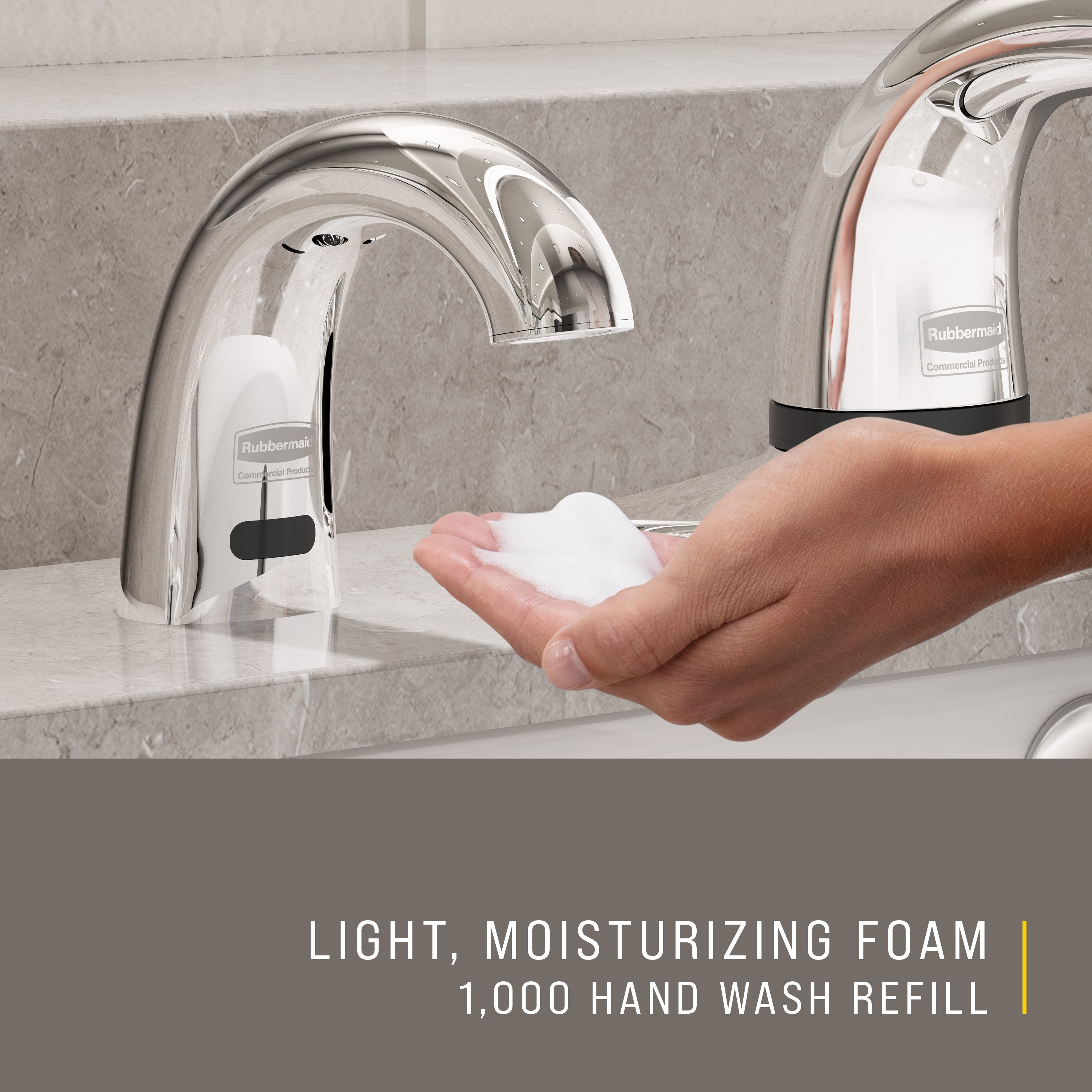 The OneShot® Moisturizing Foam Hand Soap refill is for use in OneShot® Foam Dispensers.