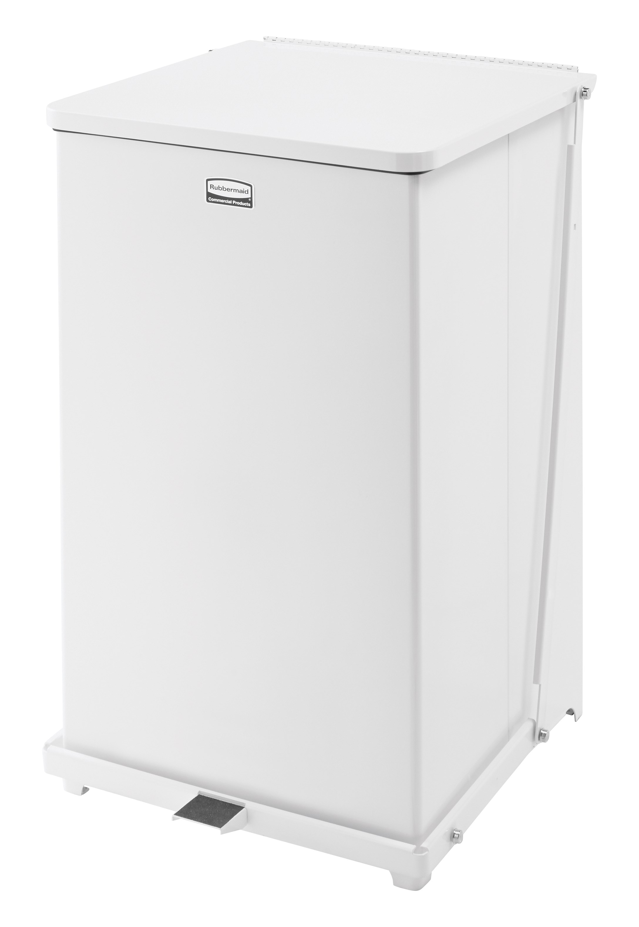 Engineered to close without a sound, the Silent Defenders® 25 Gallon FGQST40E Square Indoor Step-On Container is perfect for hospitals, doctor’s offices and other healthcare facilities.