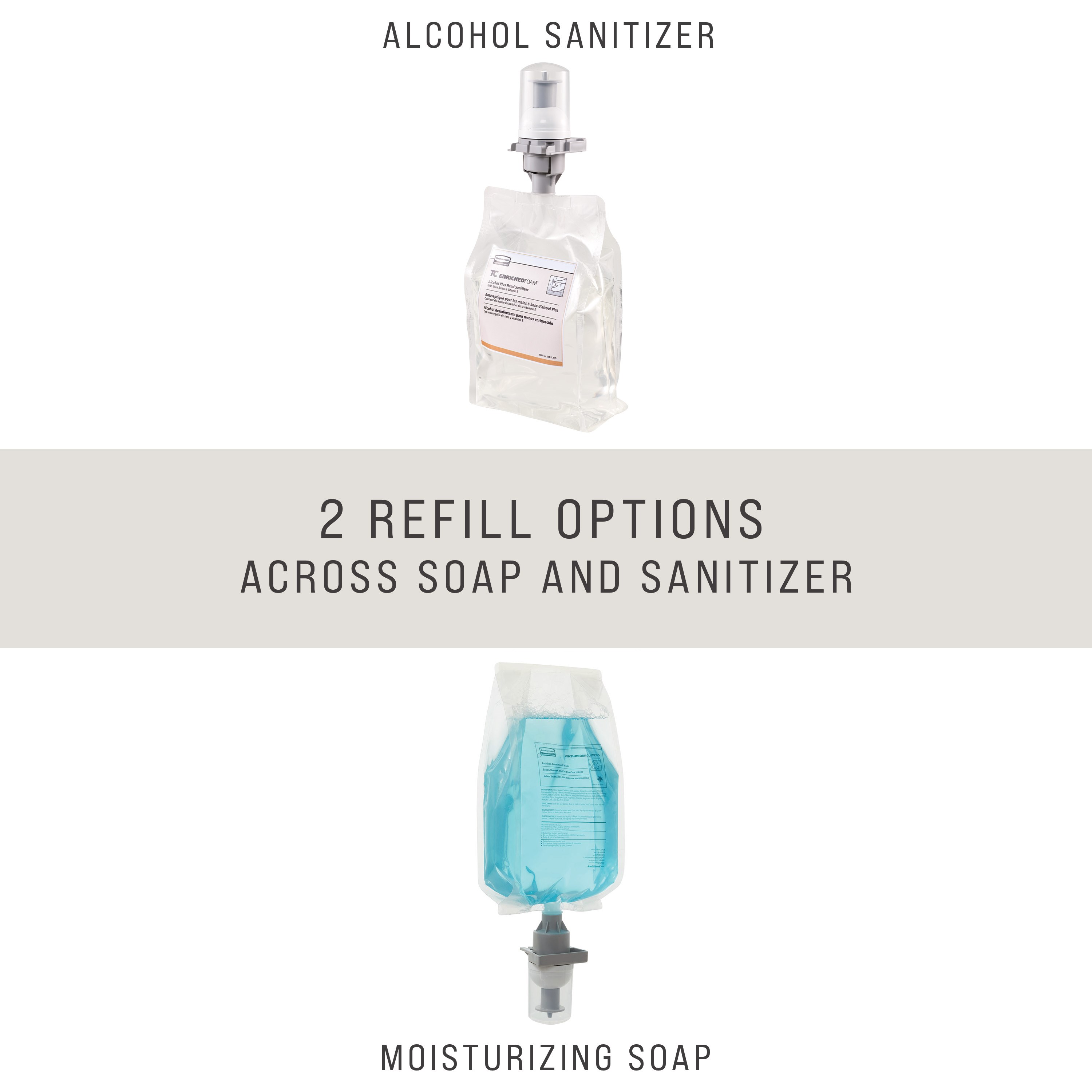 The Moisturizing Foam Hand Soap refill is for use in a Flex™ Dispenser. Enriched with Shea Butter and Vitamin E to create a luxurious handwashing experience that delights users and encourages healthy handwashing.
