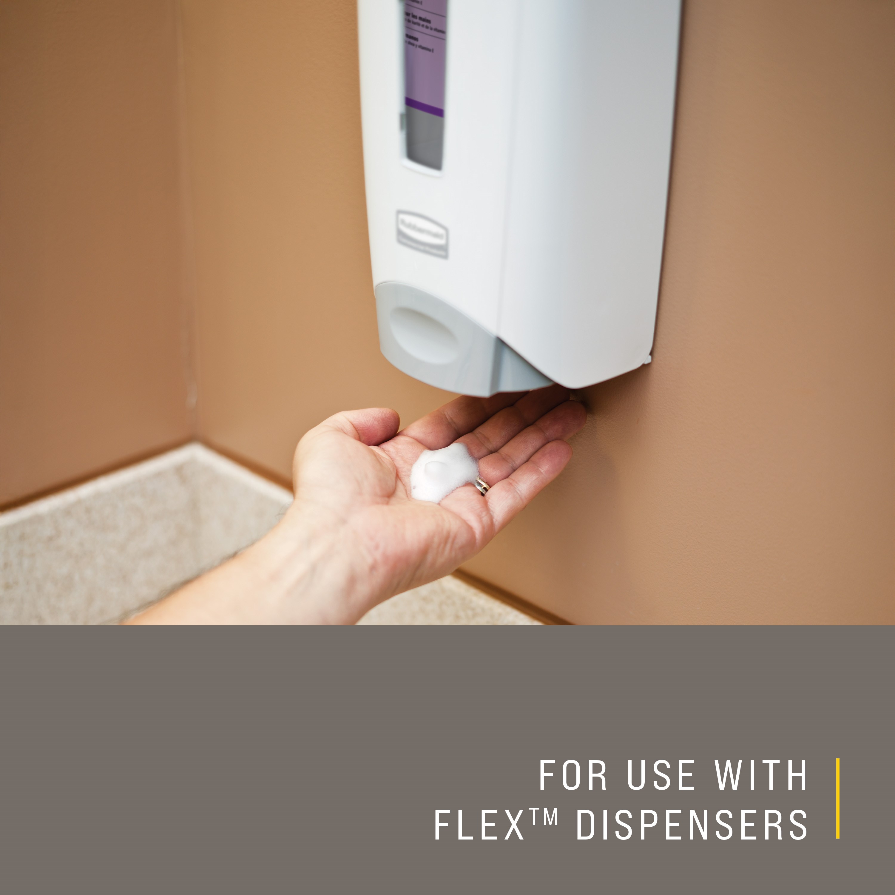 The Moisturizing Foam Hand Soap refill is for use in a Flex™ Dispenser. Enriched with Shea Butter and Vitamin E to create a luxurious handwashing experience that delights users and encourages healthy handwashing.