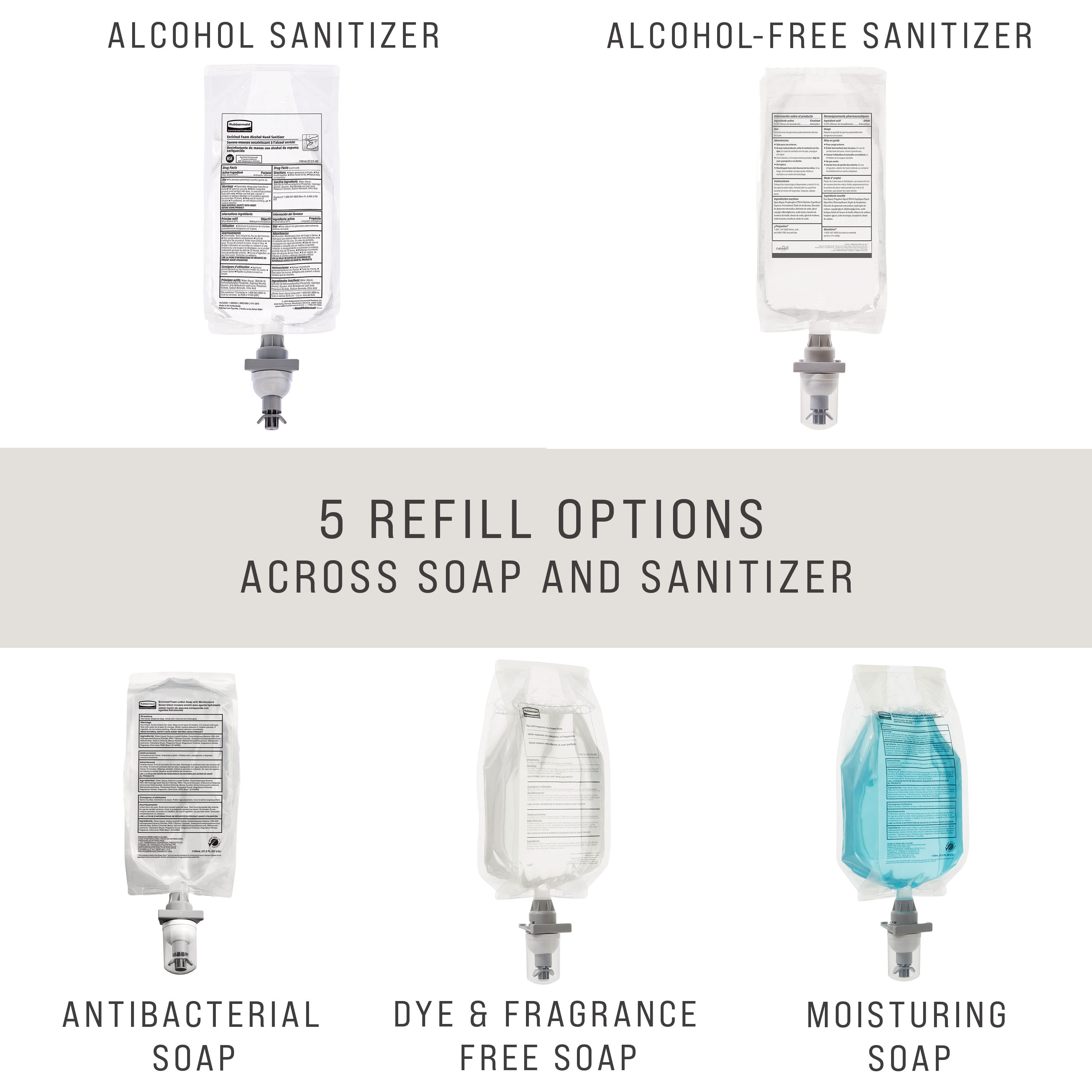 The AutoFoam Enriched Foam Alcohol Hand Sanitizer formula dispenses in a light, airy consistency and acts quickly to kill microorganisms on hands. Use frequently between handwashes to maintain hand hygiene.