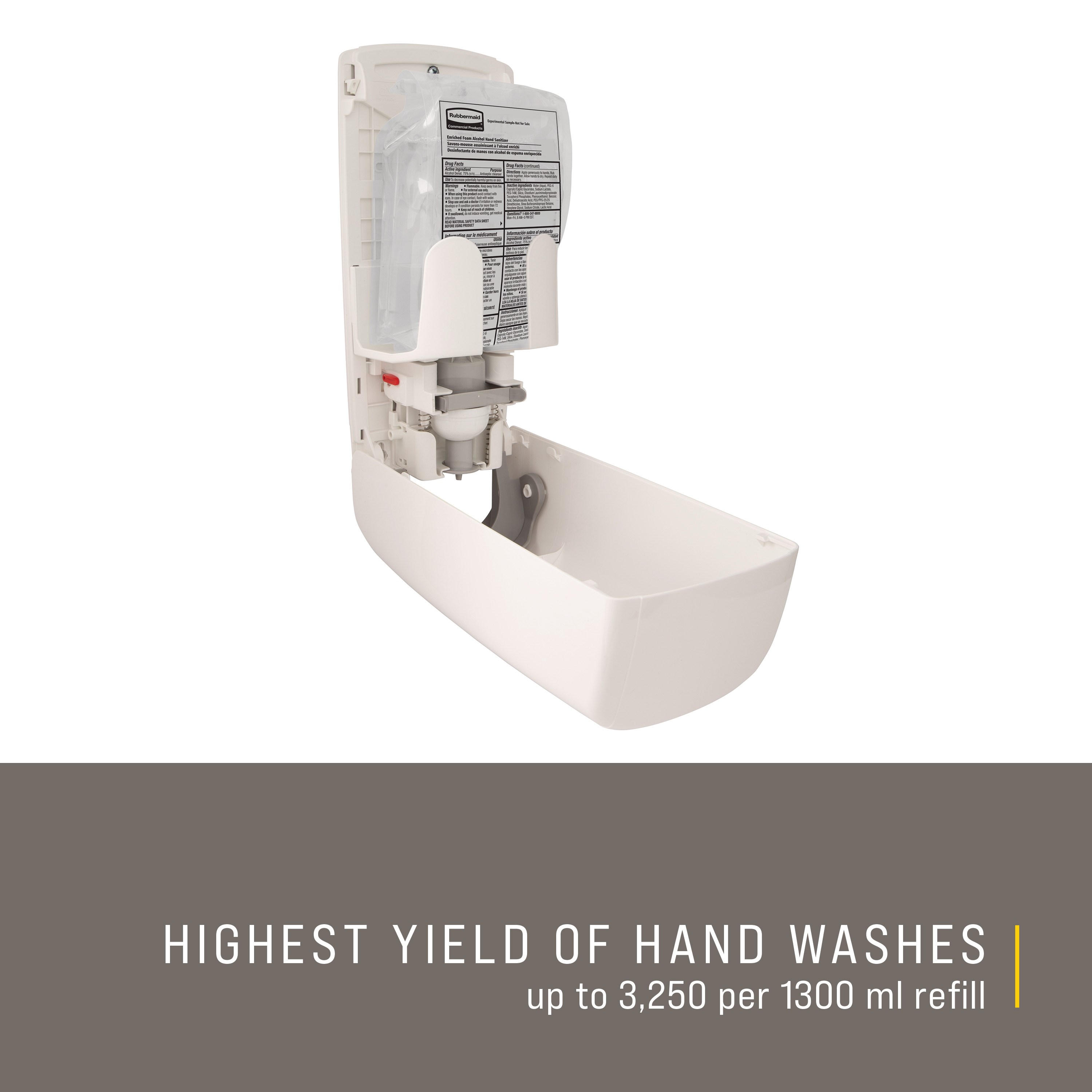 The FLex™ Dispenser is a manual wall-mounted system featuring a revolutionary design that increases your facility's efficiency by using two different soaps, liquid or foam, with the purchase of one single dispenser.
