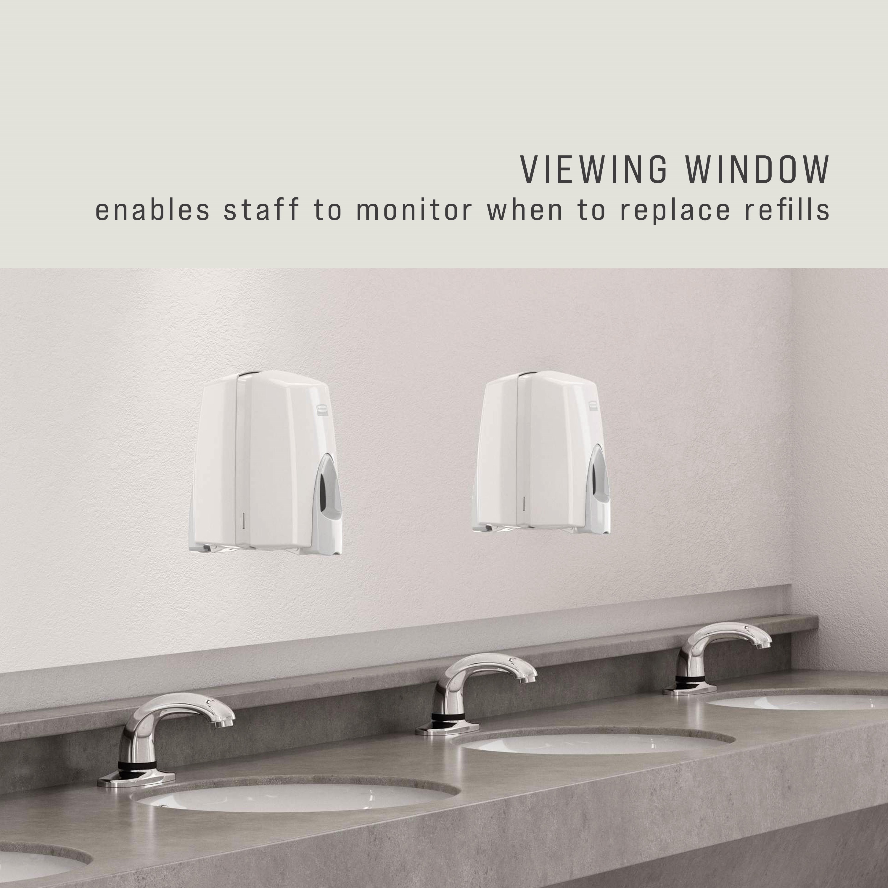 The Manual Foam Dispenser is a wall-mounted system that offers the perfect balance between quality and value.