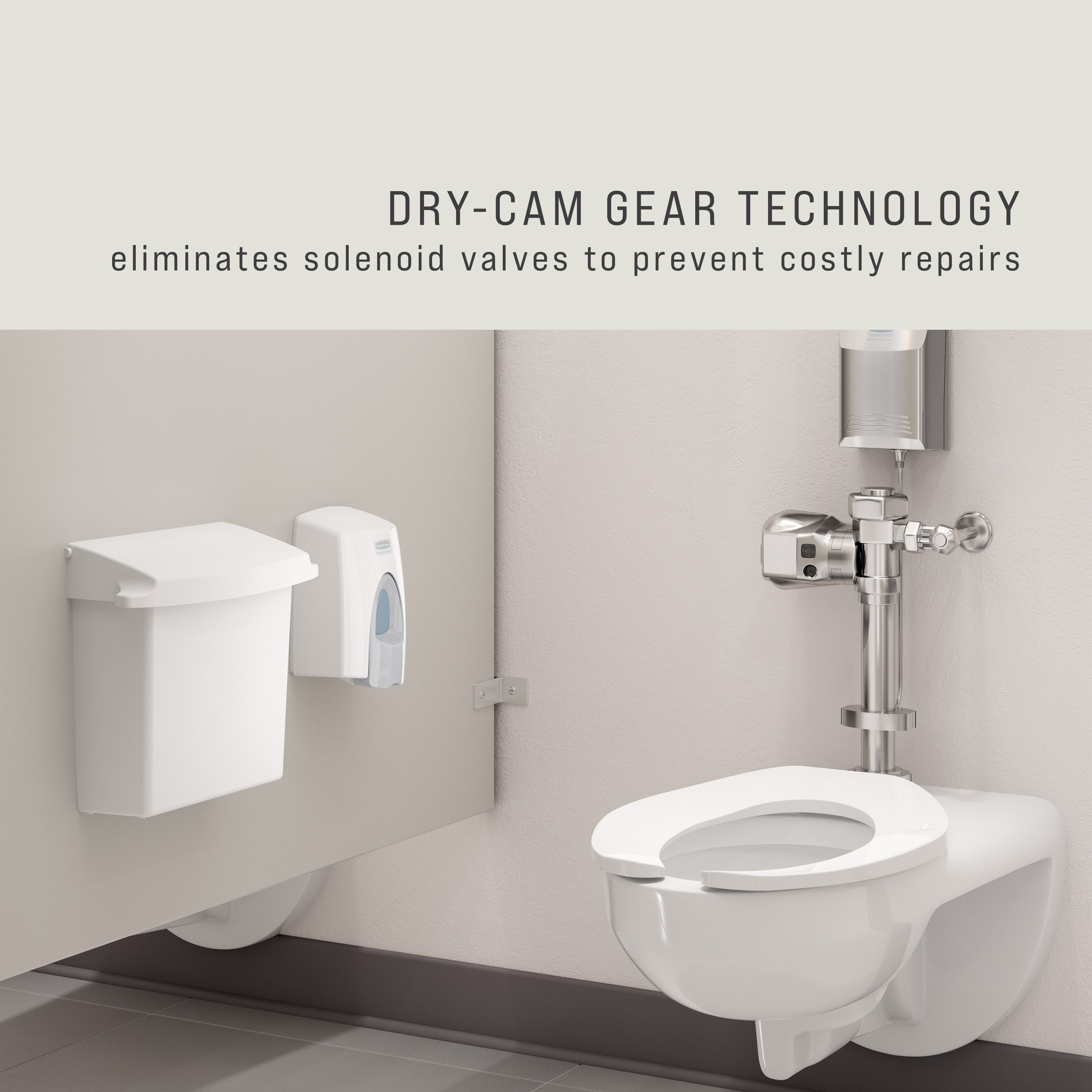 The AutoFlush® Clamp for toilets is a touch-free, sensor-activated system that eliminates the potential for cross-contamination and promotes good hygiene.