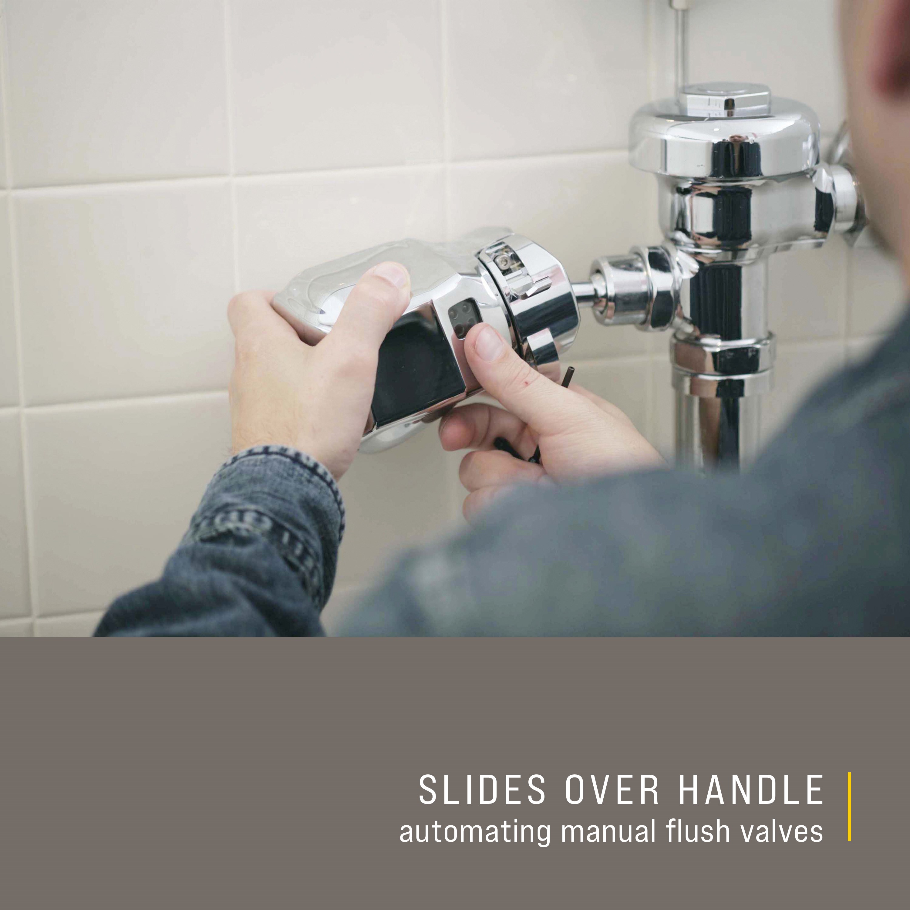 The AutoFlush® Clamp for toilets is a touch-free, sensor-activated system that eliminates the potential for cross-contamination and promotes good hygiene.