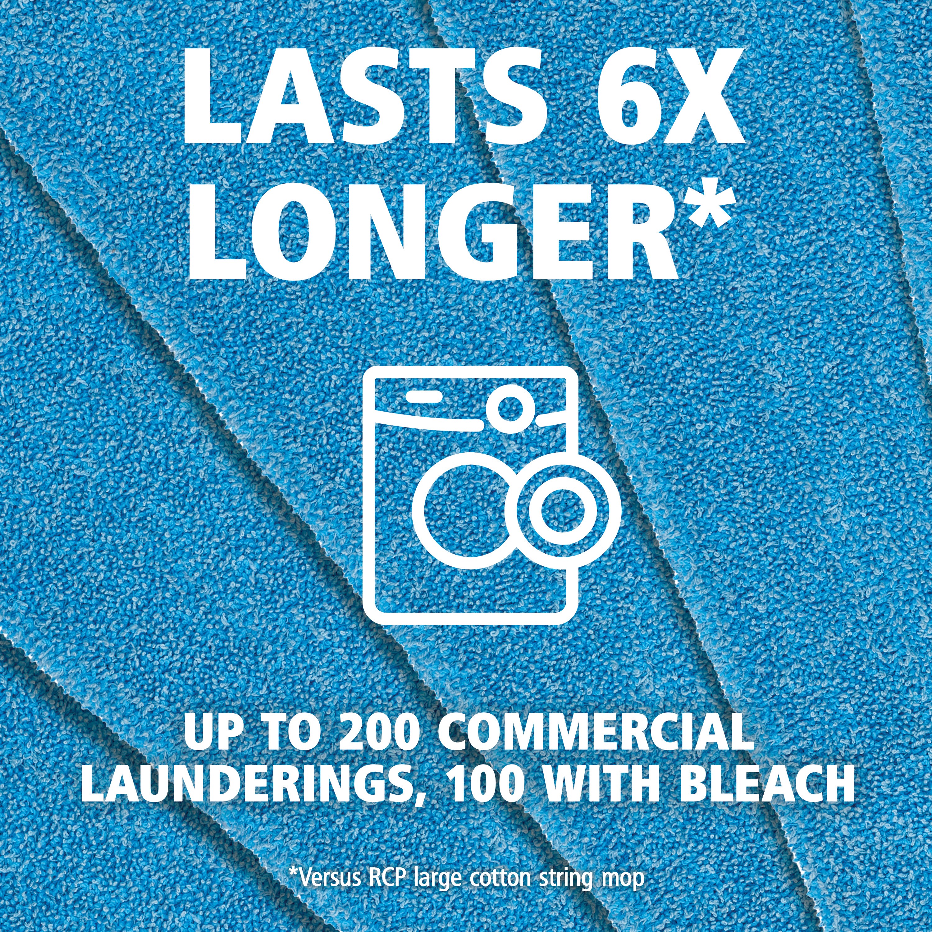 The Adaptable Flat Mop Kit is made for ergonomic microfiber mopping in large spaces using your existing WaveBrake® Mop Bucket.