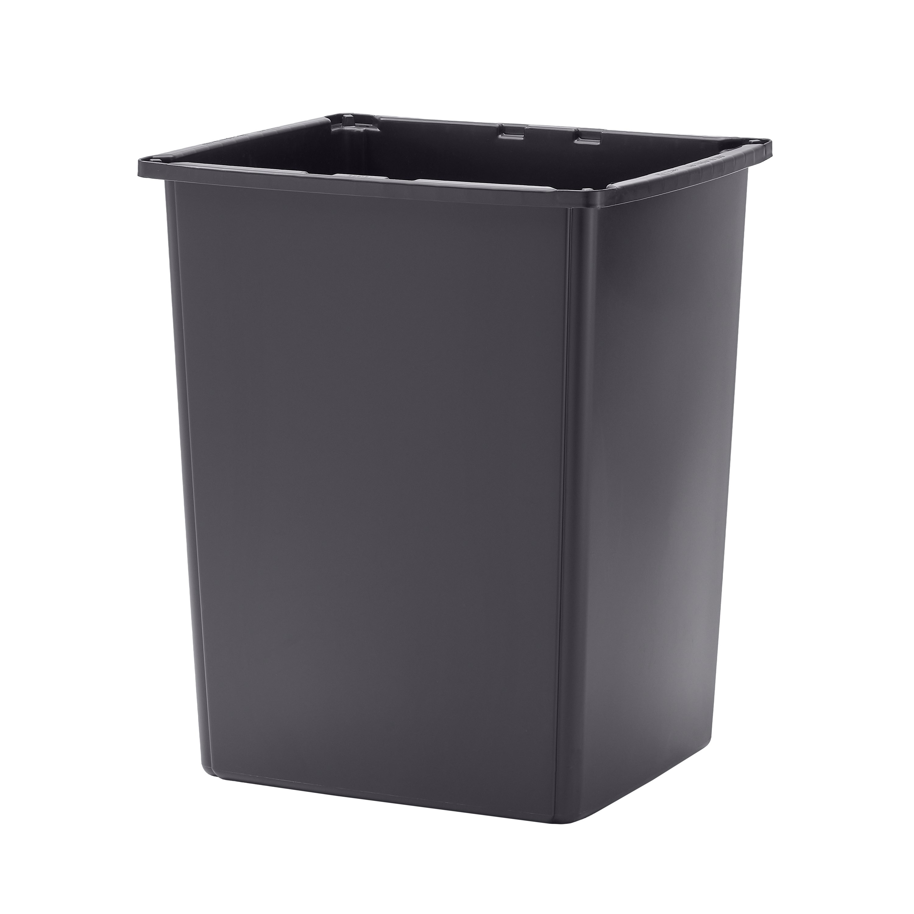 The Fulfill 56-Gallon Trash Can is built to withstand harsh weather and heavy use and delivers high-capacity waste collection for indoor and outdoors spaces, including stadiums, parks, malls, and campuses.
