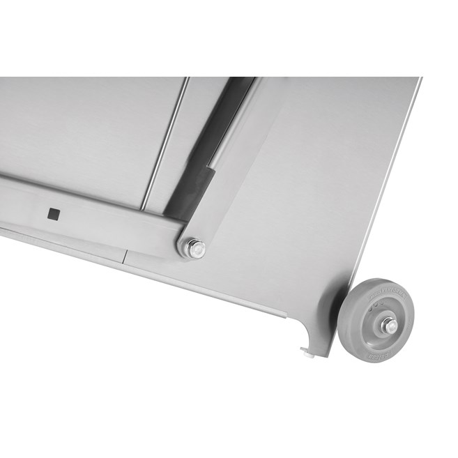 Engineered to close without a sound, the Silent Defenders® 25 Gallon FGQST40SW Square Indoor Step-On Container with Wheels is perfect for hospitals, doctor’s offices and other healthcare facilities.