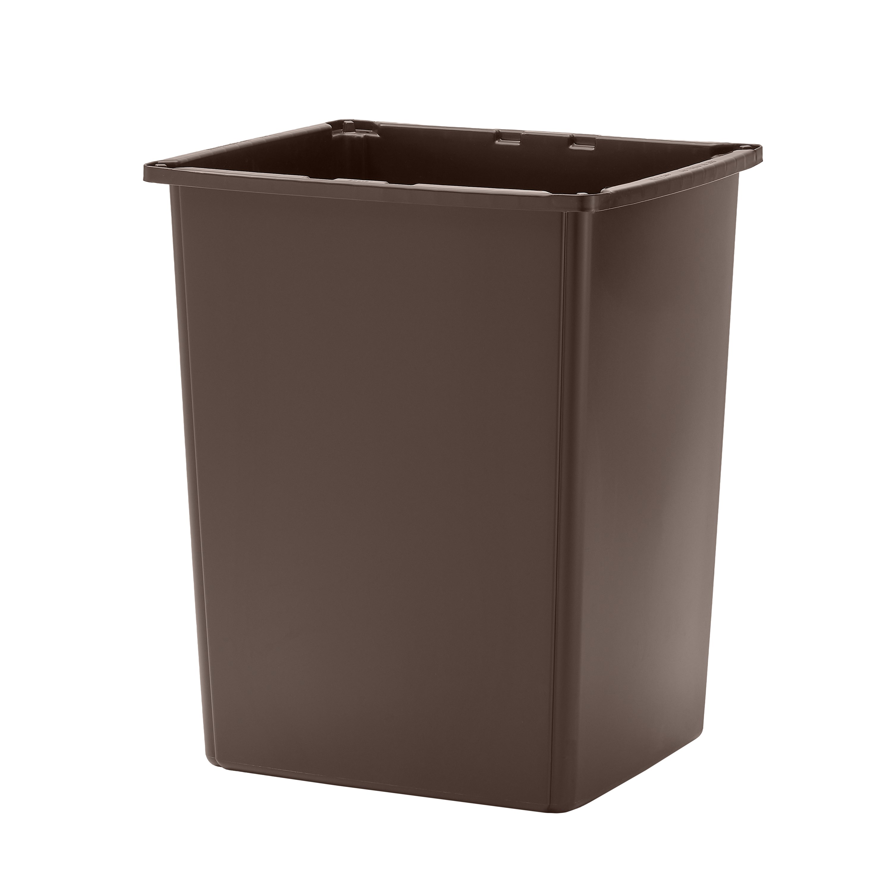 The Fulfill 56-Gallon Trash Can is built to withstand harsh weather and heavy use and delivers high-capacity waste collection for indoor and outdoors spaces, including stadiums, parks, malls, and campuses.
