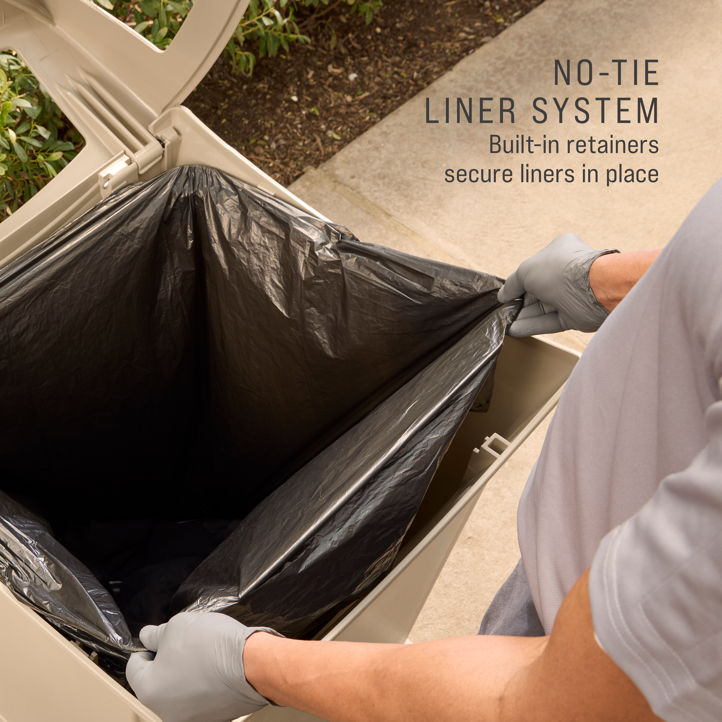 Der Ranger® Classic-Abfalleimer von Rubbermaid Commercial bietet bewährte Langlebigkeit sowie ein modernes und wartungsfreundliches Design.