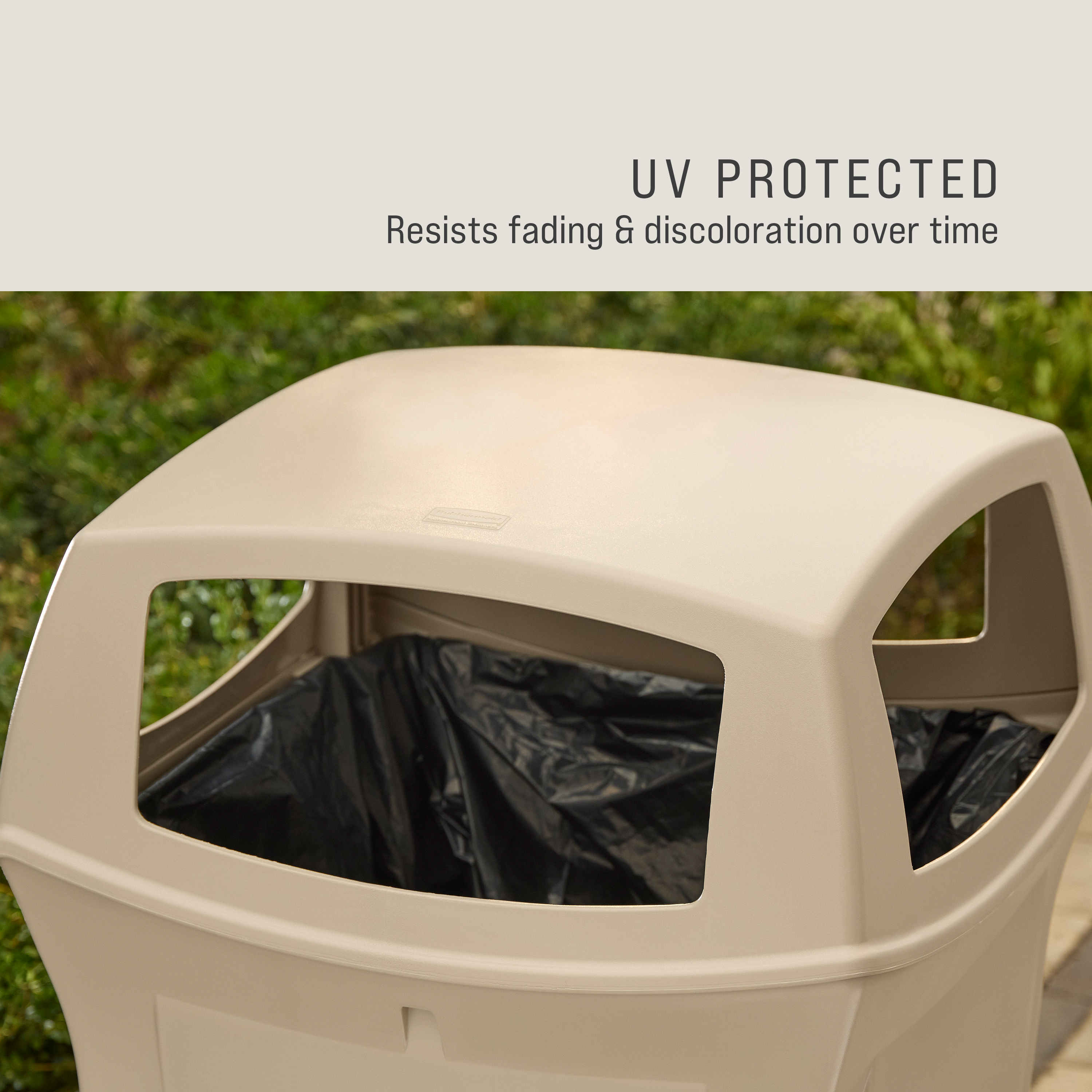 Der Ranger® Classic-Abfalleimer von Rubbermaid Commercial bietet bewährte Langlebigkeit sowie ein modernes und wartungsfreundliches Design.
