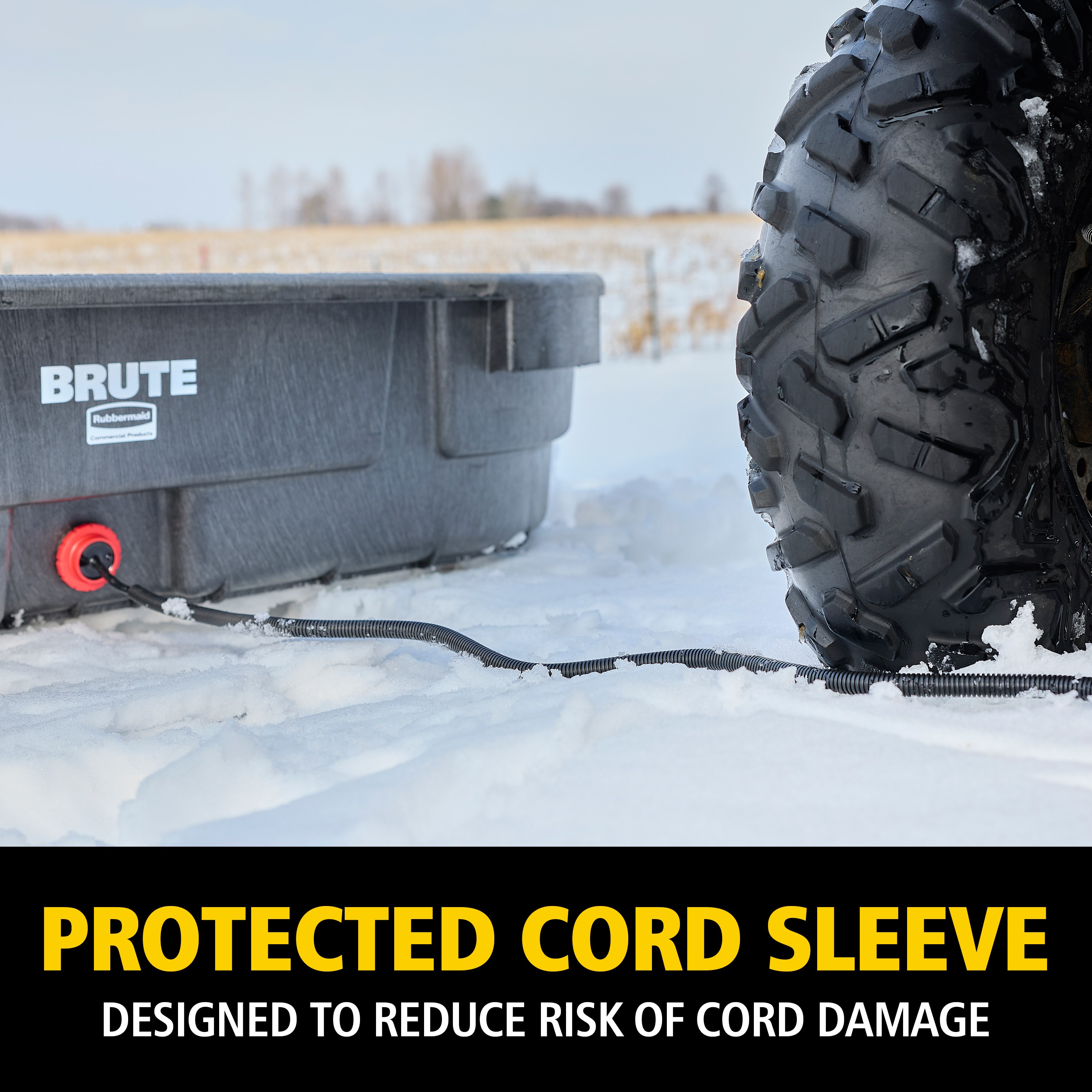 Keep your livestock’s water drinkable all winter with the Rubbermaid Commercial Products® Stock Tank De-Icer. High-grade stainless steel is designed to resist rust, corrosion, and scaling for long-term reliability.
