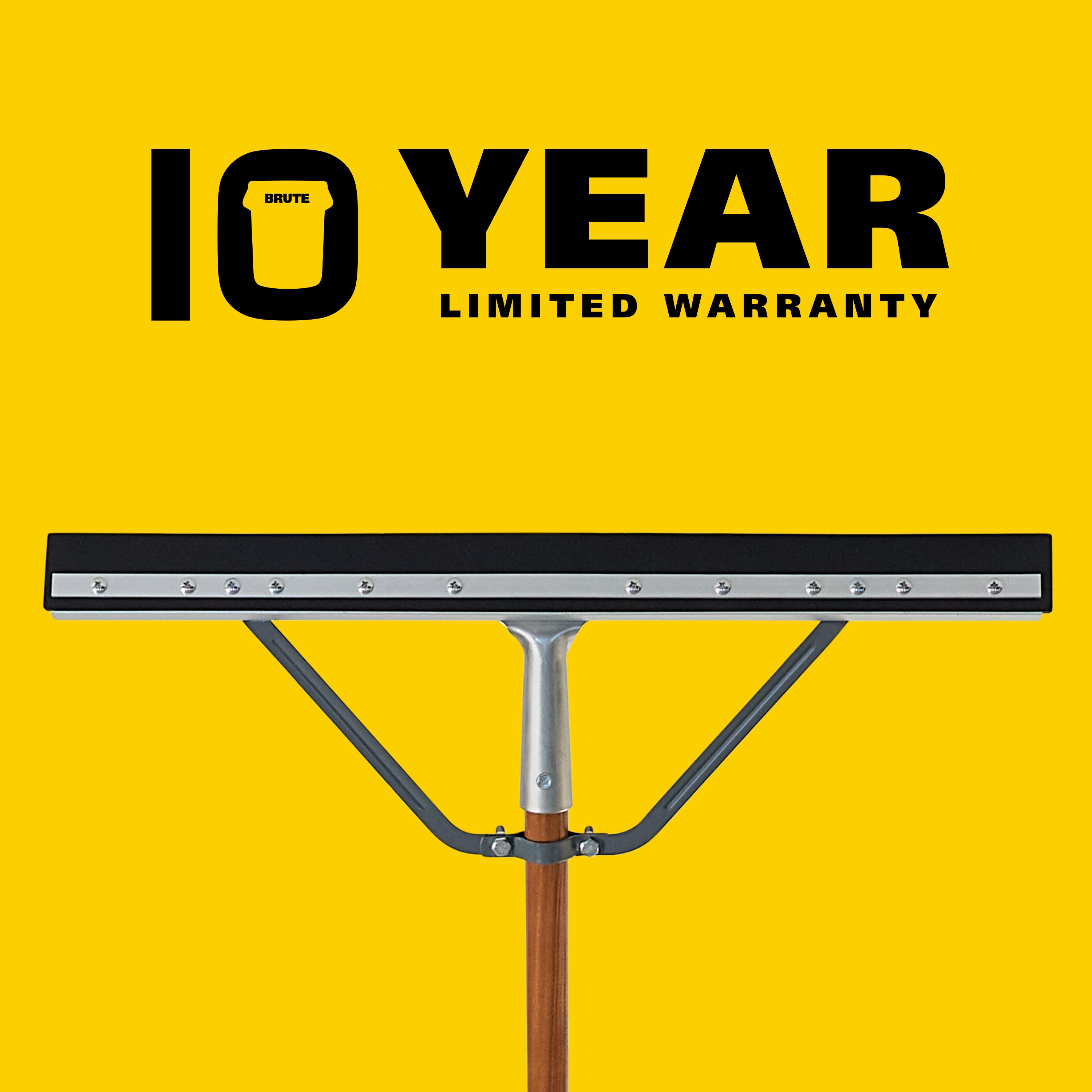 The Rubbermaid Commercial Products® BRUTE® 24 in Straight-Edge Floor Squeegee tackles water, spills, and heavy cleanups. Its wide 24 in blade clears large areas quickly—making it an essential tool for both flood response and routine liquid removal.