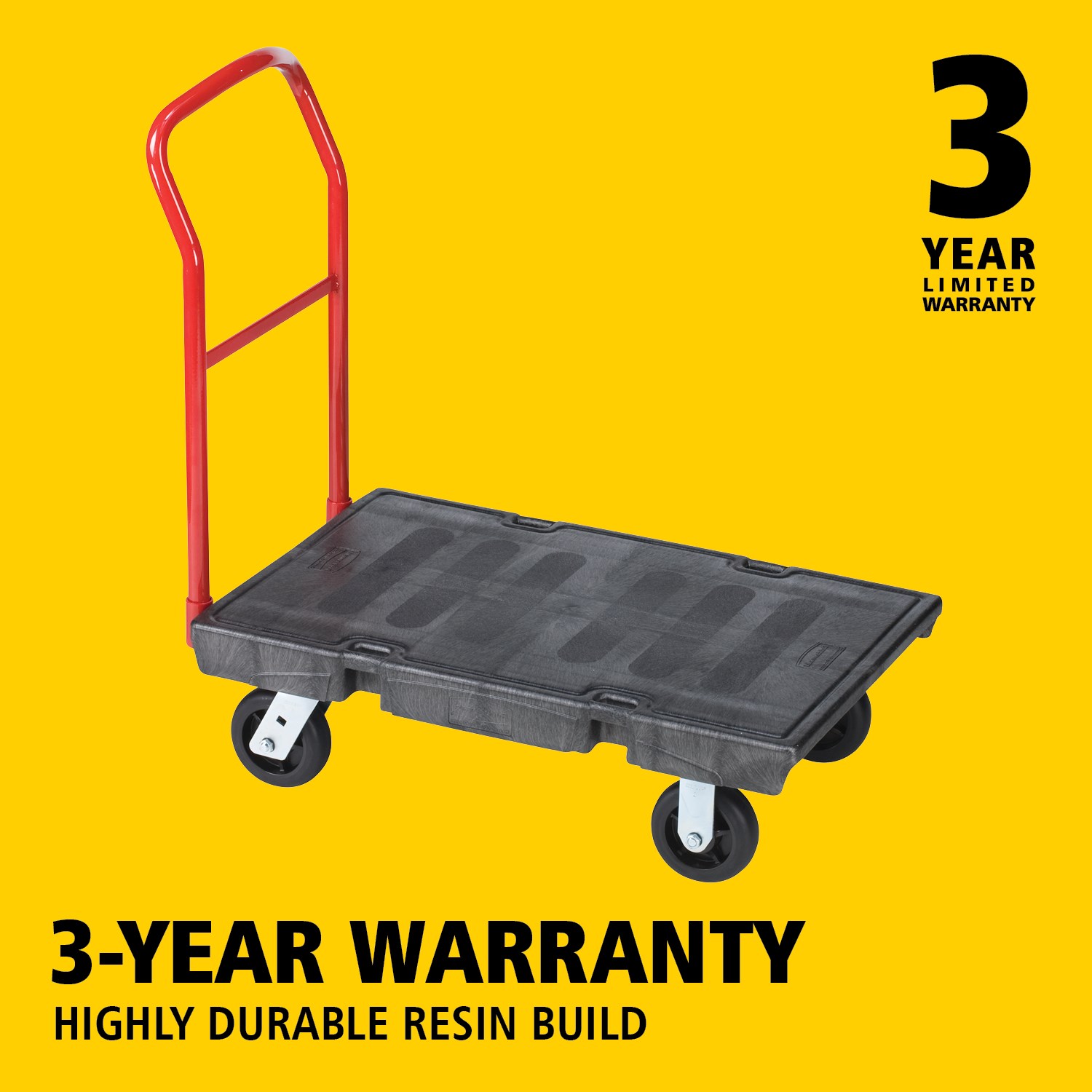 The Small Heavy-Duty Platform Truck is ideal for moving large, heavy, oversized loads efficiently throughout a facility with the capacity to hold up to 453kg.