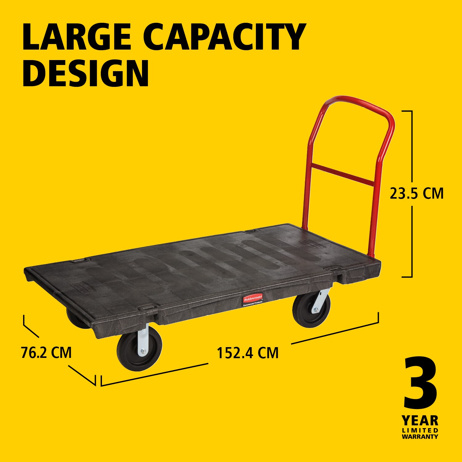 Les chariots plateforme Heavy-Duty sont idéals pour déplacer efficacement des charges lourdes, volumineuses et encombrantes dans tout un site, avec une capacité allant jusqu’à 454 kg – 907 kg (selon le modèle).