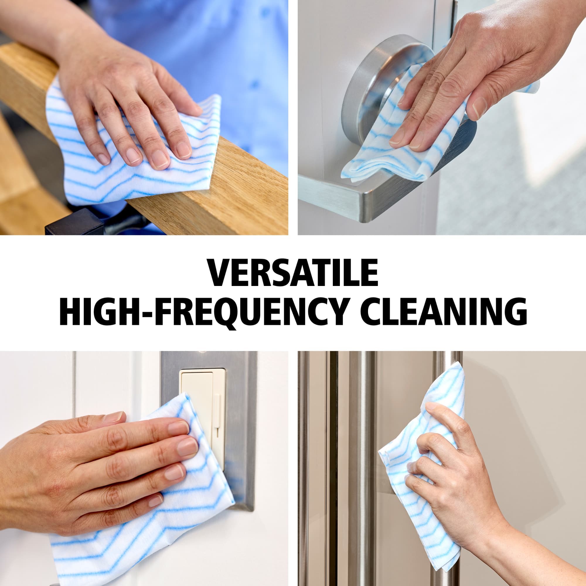 HYGEN™ General Purpose is a lightweight disposable microfiber cloth designed for everyday cleaning tasks where hygiene and speed matter. Helps reduce cross-contamination by supporting single-use cleaning while delivering reliable microfiber performance.