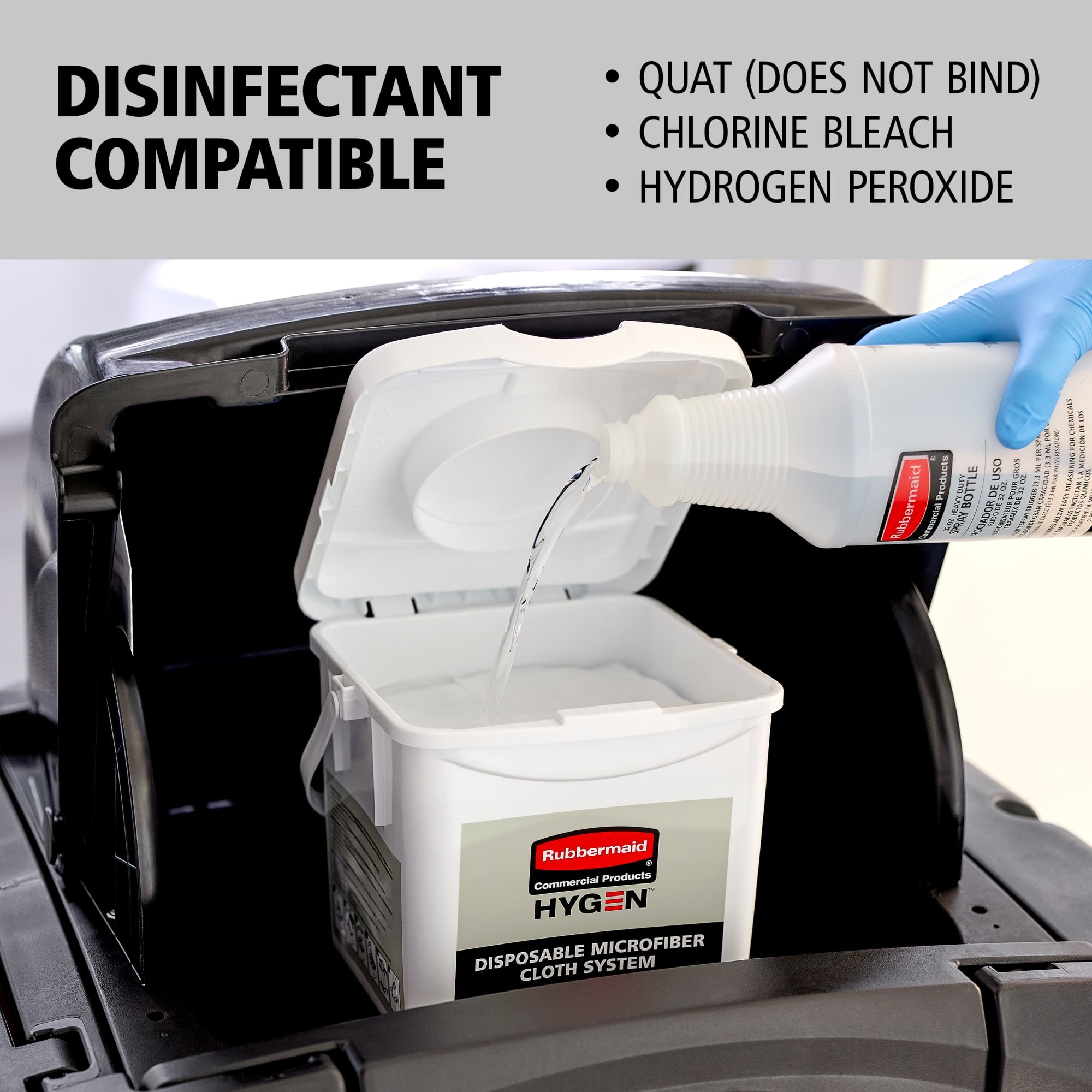 The HYGEN™ r-100 Disposable Microfiber Cloth assists in environmental cleaning, the first step in the disinfection process, and is engineered for consistent cleaning performance in high-traffic environments. Designed to help minimize cross-contamination while maintaining effective soil removal. Made with 100% recycled content to help support sustainability goals without sacrificing cleaning performance.