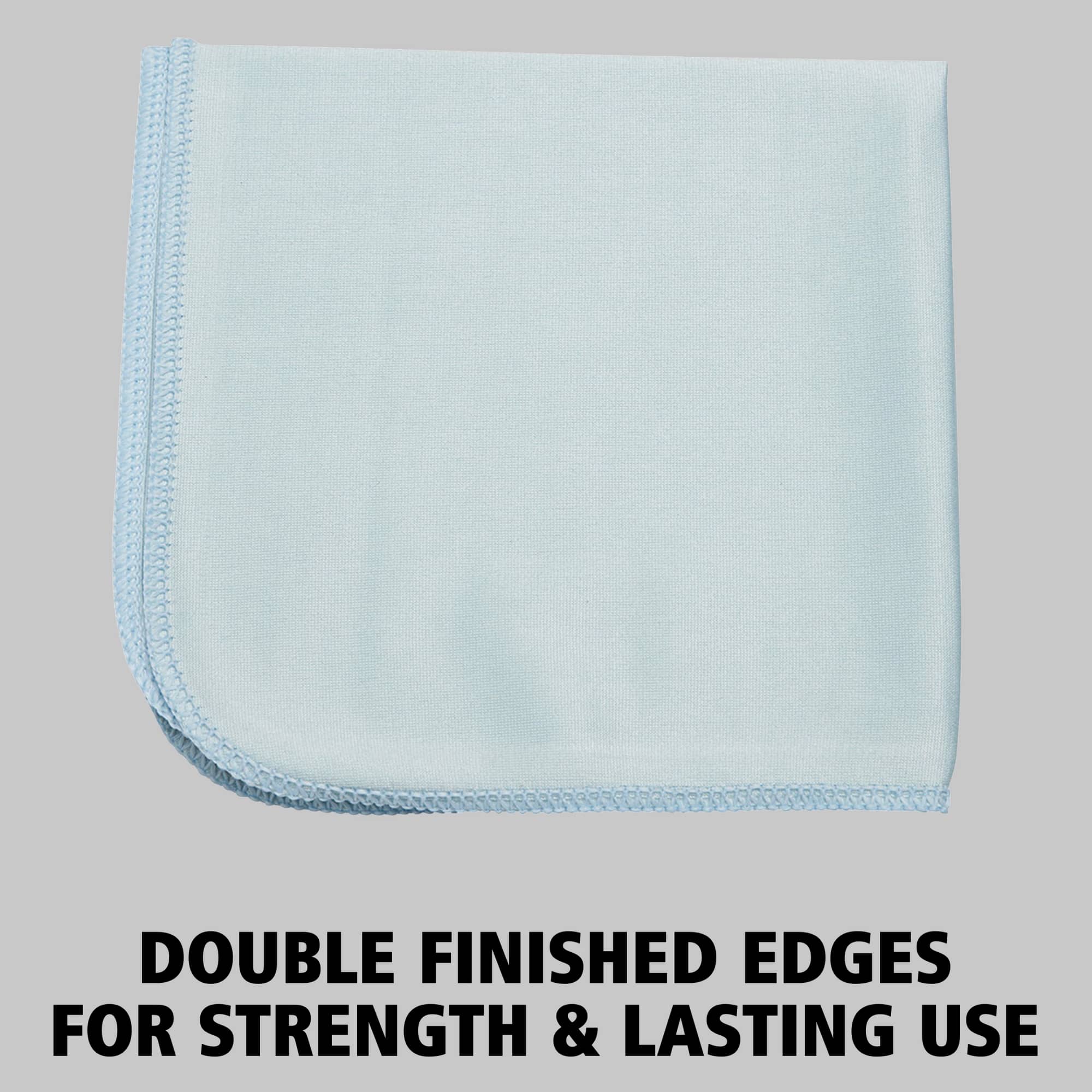 Ces carrés en microfibre de qualité supérieure Rubbermaid HYGEN™ sont conçus pour nettoyer vitres et miroirs sans rayer ni pelucher.