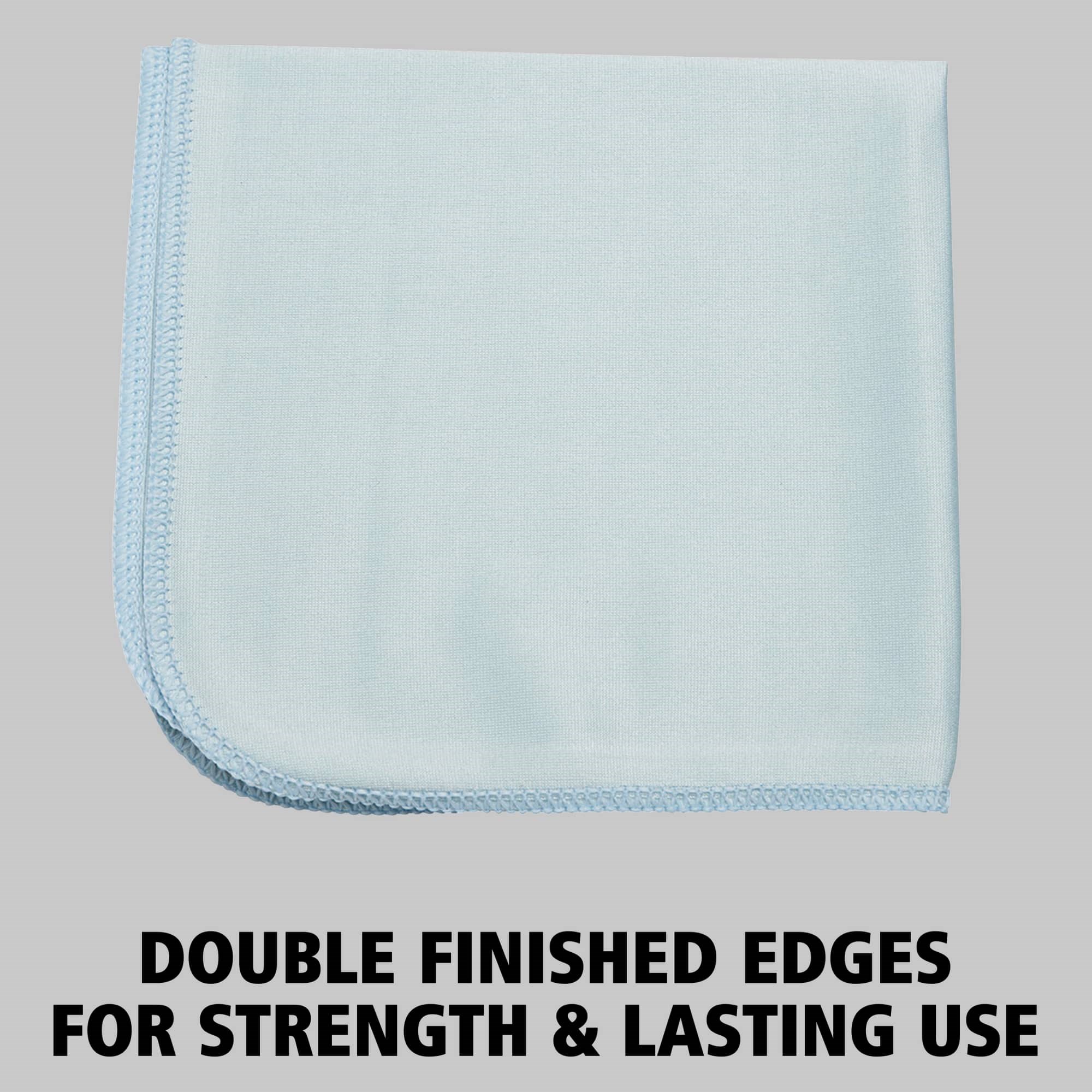 HYGEN™ Mirror and Glass Cloths are designed with premium microfiber construction that leaves no trace of scratches or lint residue behind on glass or mirrored surfaces.