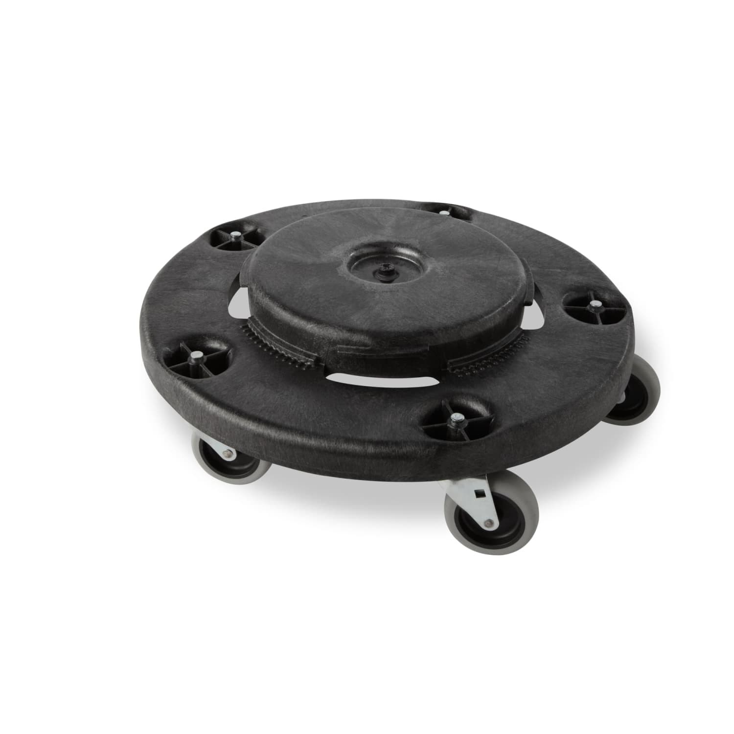 The BRUTE® Dolly smoothly and efficiently transports 20, 32, 44, and 55-gallon BRUTE® containers easily and quickly.