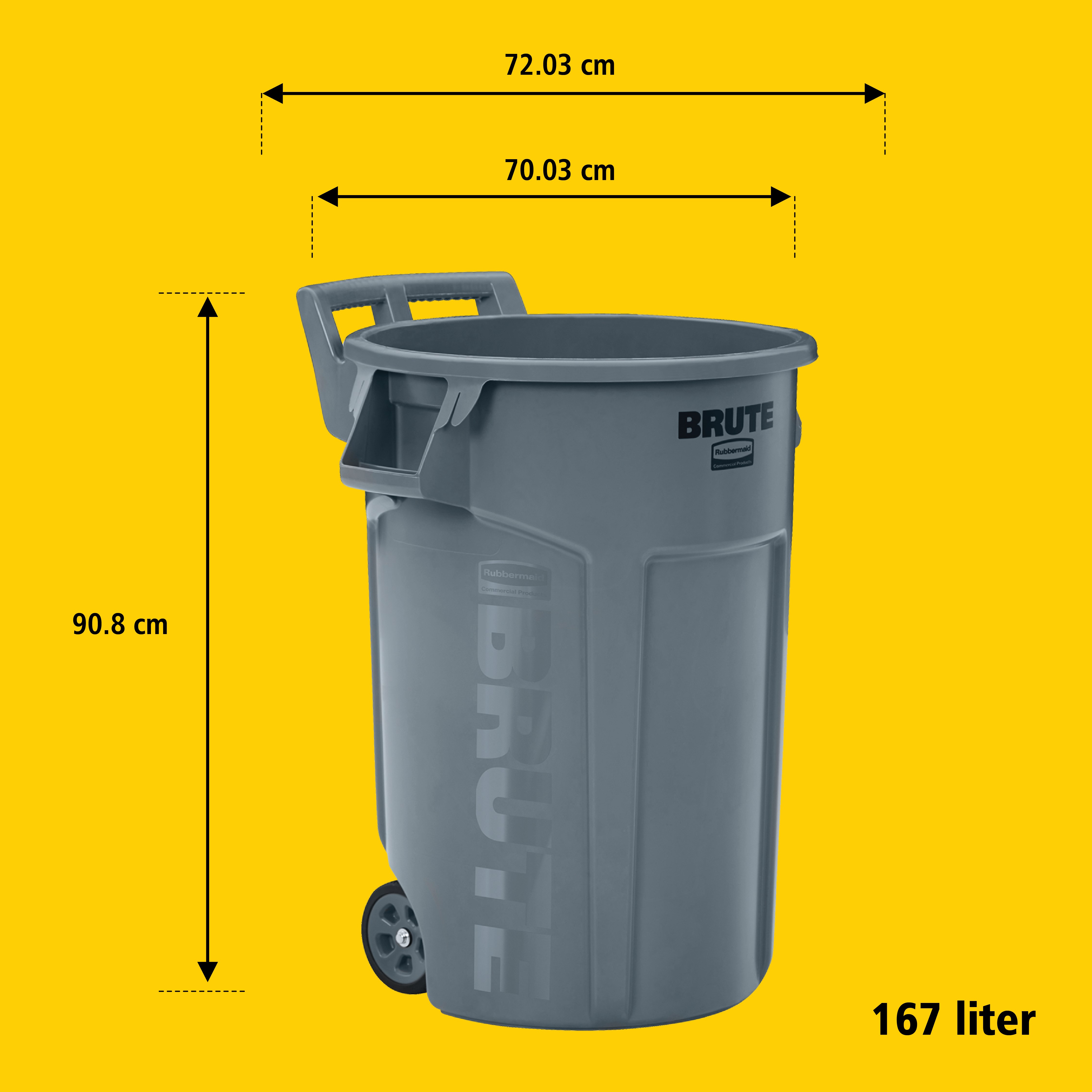 Famed durability, with wheels. Reduce injury risk and drive waste efficiency in the toughest environments.