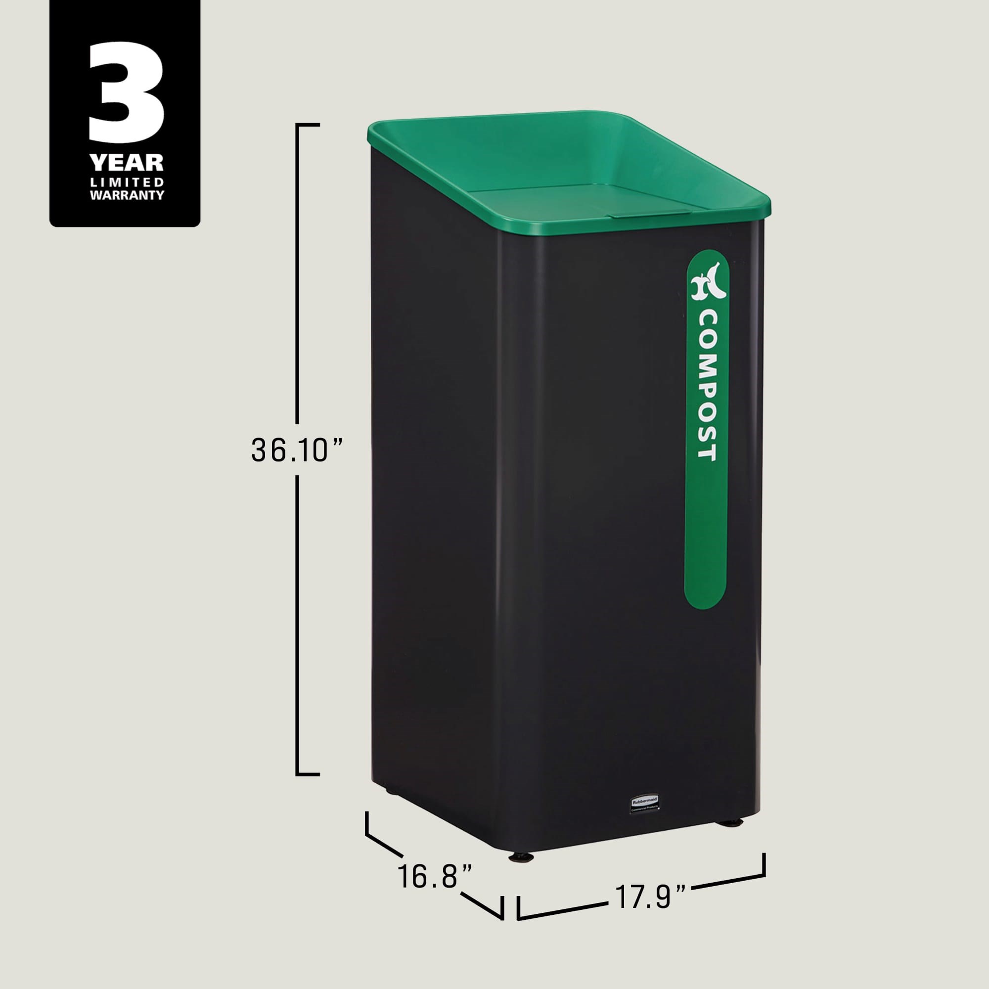 Sustain Containers are a decorative and adaptable recycling solution made to improve your facility's sustainability compliance.