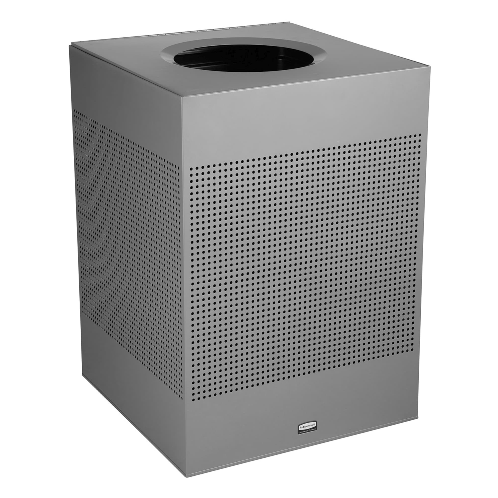 Silhouettes Square Open Top 40 Gal Stardust Silver Metallic